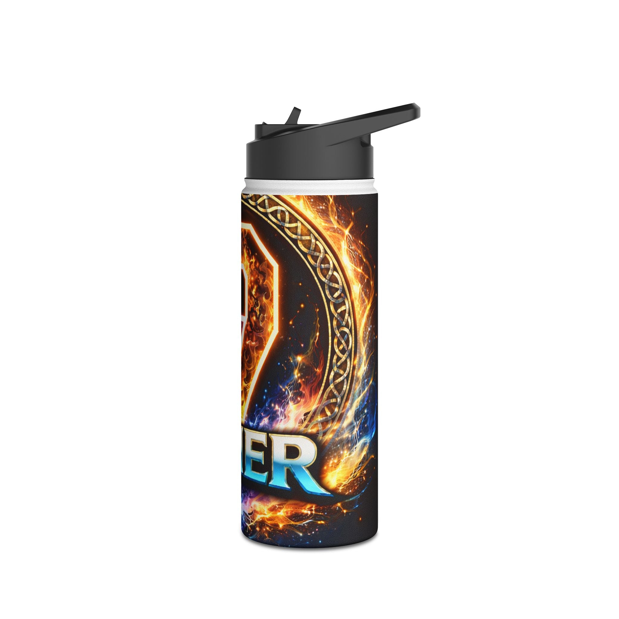9 Ether Cosmic Energy Water Bottle 🌀, Standard Lid