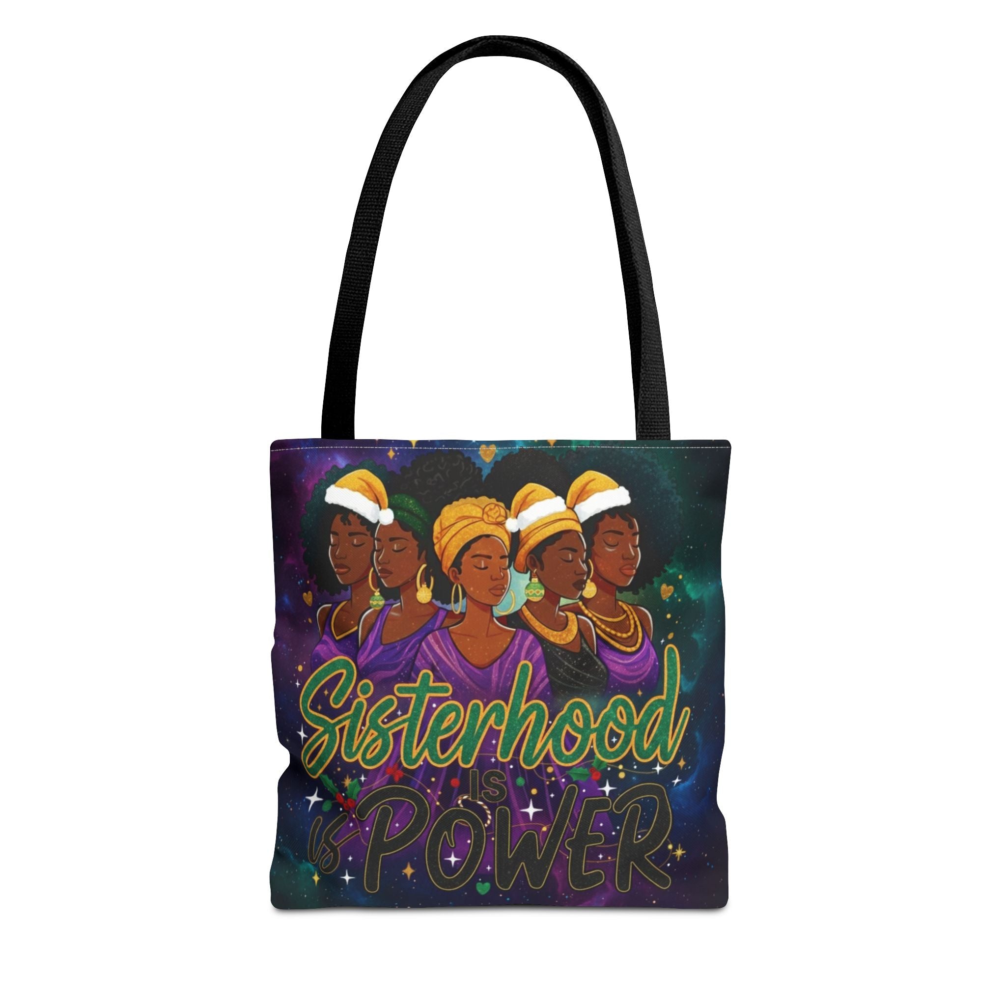 Sisterhood Power Tote Bag – Afrocentric Women Unity Canvas Tote