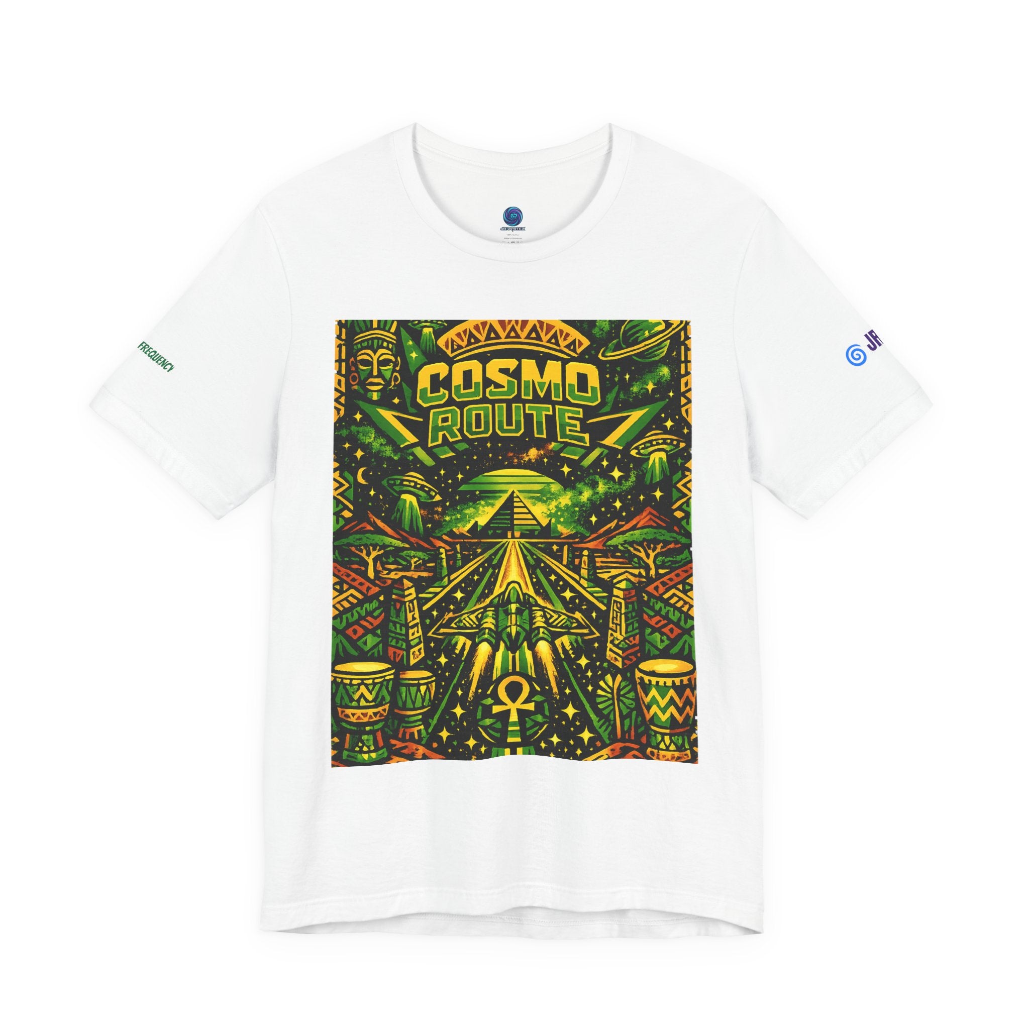 Cosmo Route / Ether Rising  ✅️✅️✅️ Tee — Cosmic Roots Collection Printify