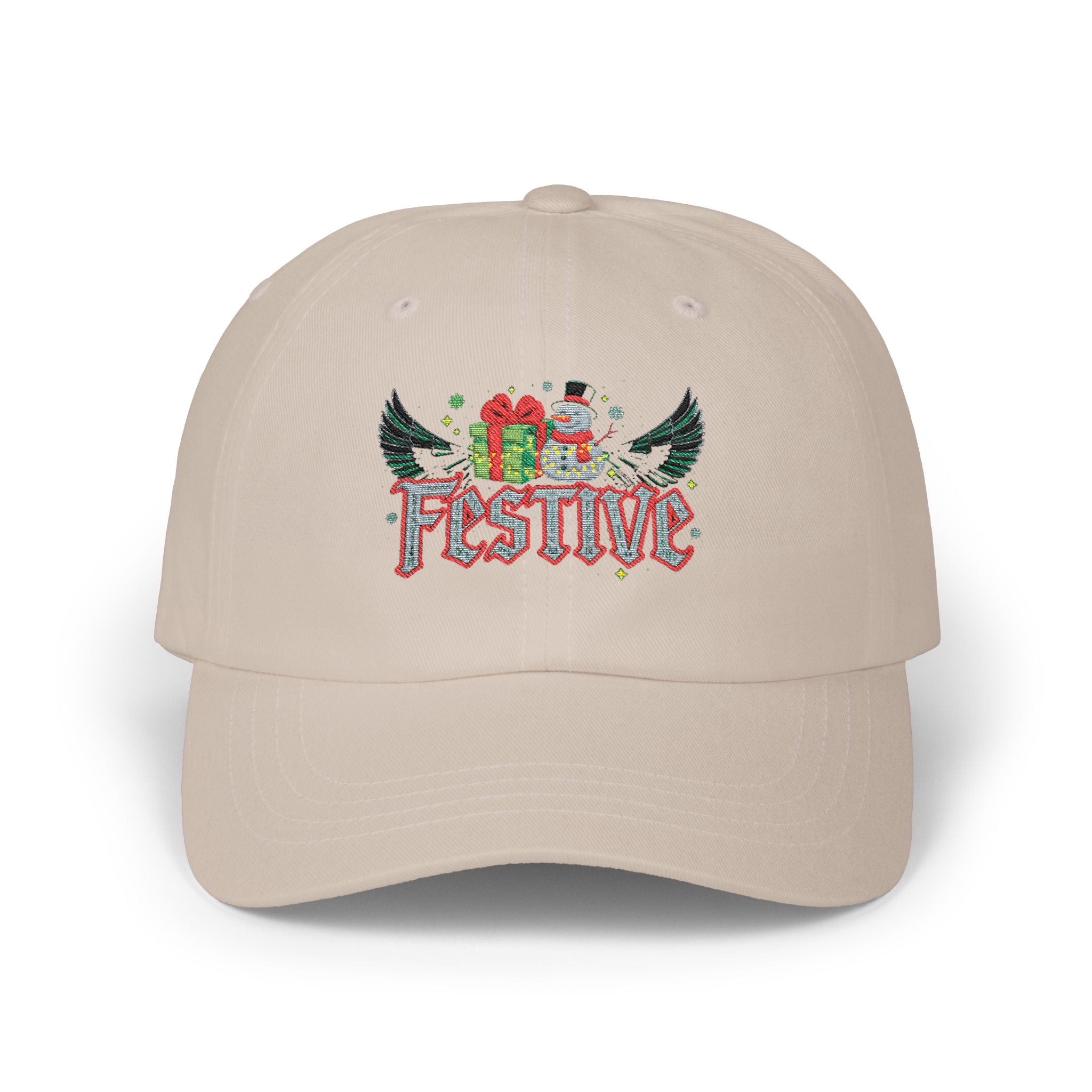 Festive Snowman & Gifts Dad Cap | Christmas Holiday Hat🎁