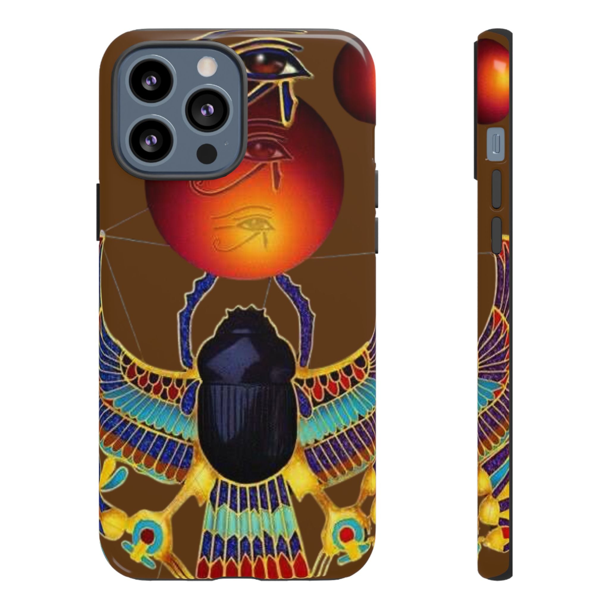 Egyptian Scarab Phone Case | Tough Cases for Unique Style, Protective Cases, Artistic Phone Covers, Gifts for Art Lovers