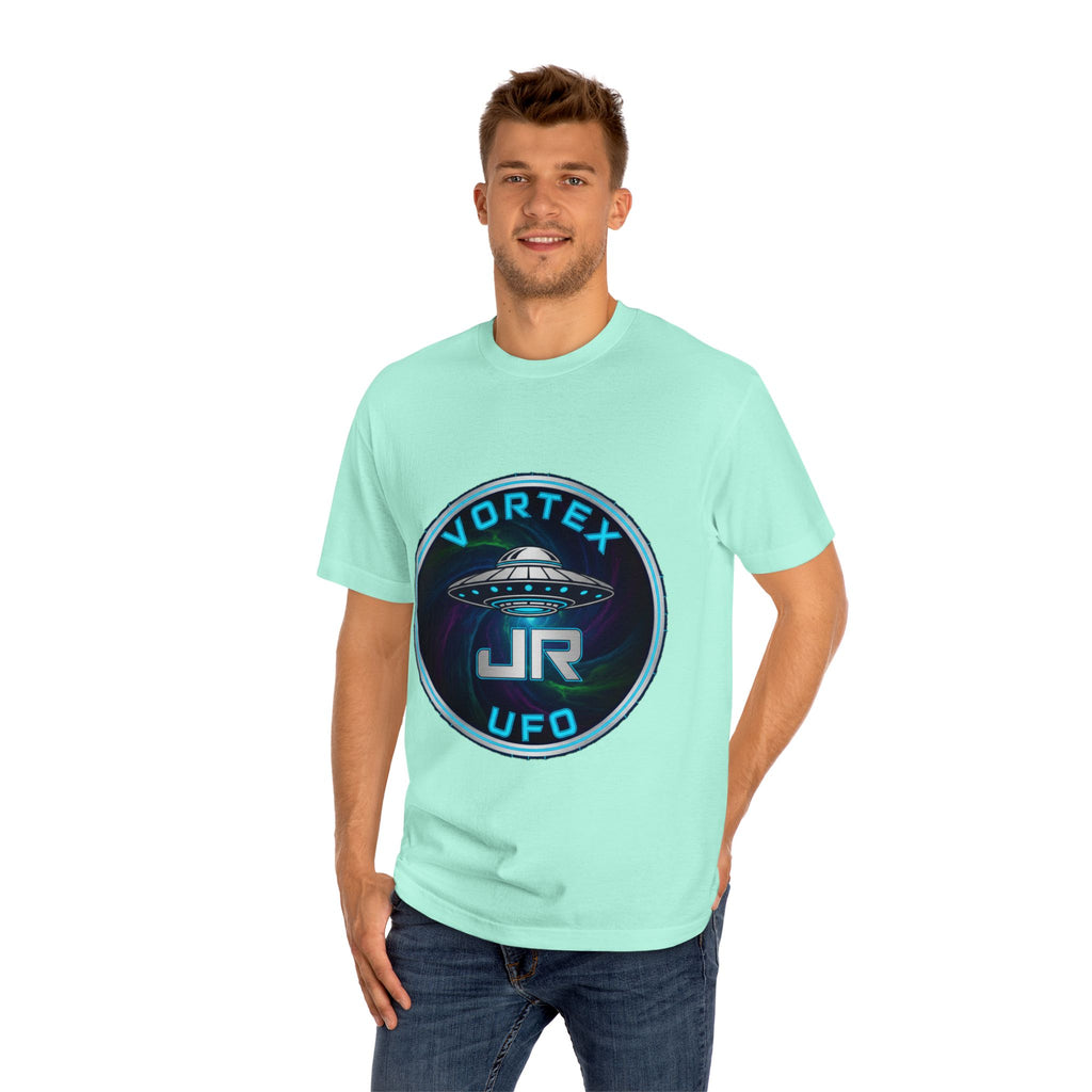 UFO Vortex JR Tee — Retro Sci‑Fi Alien Saucer Shirt Printify