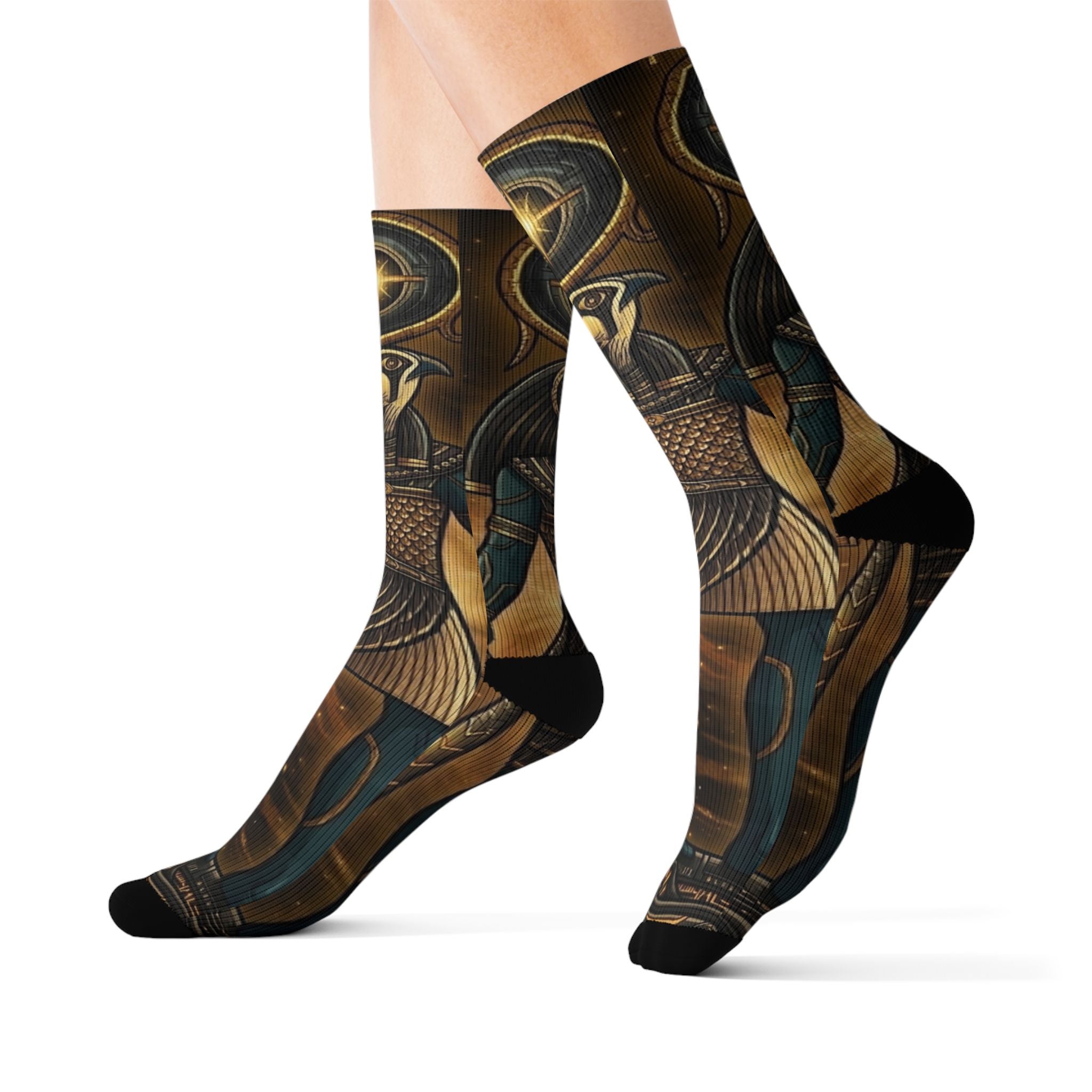 Ancient Frequency Socks-Gold Pharaoh