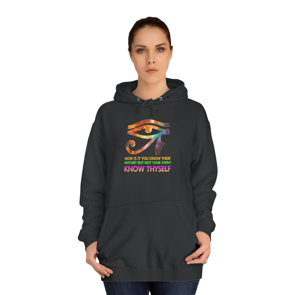 Know Thyself Hoodie — Inspirational College Sweatshirt