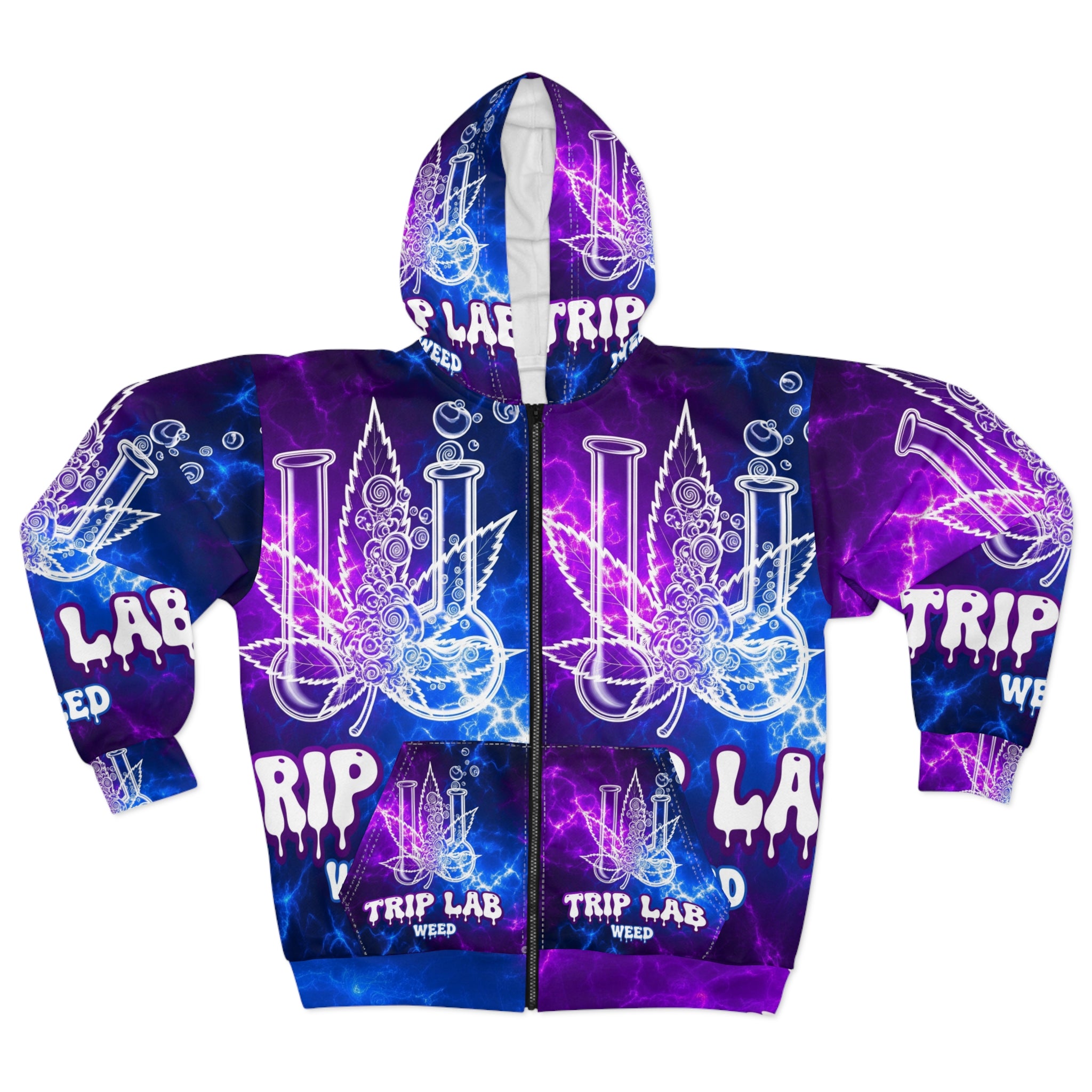 Trip Lab Weed Zip Hoodie