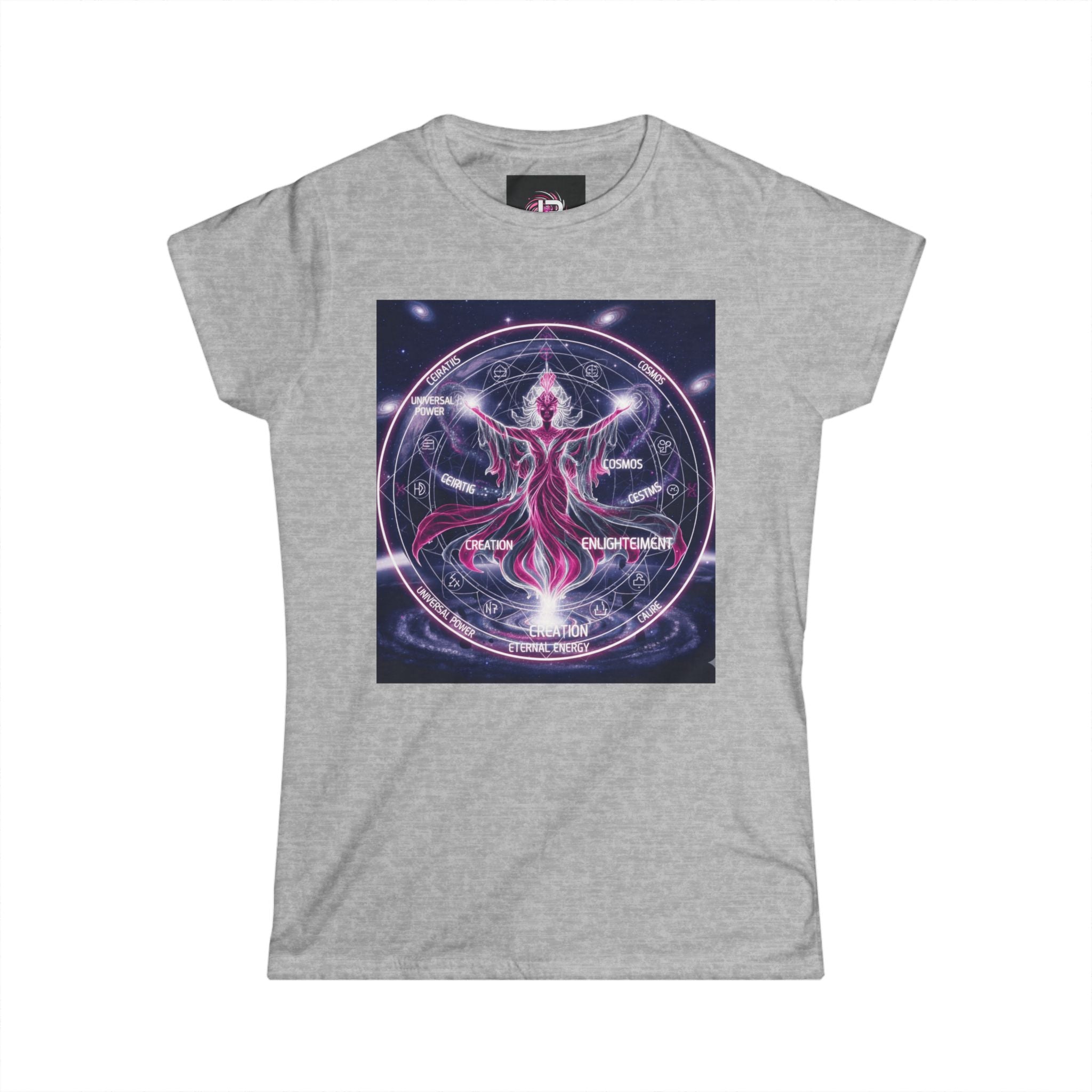 Women's Tee — Cosmic Feminine Energy Mandala (Strength • Healing • Transformation)