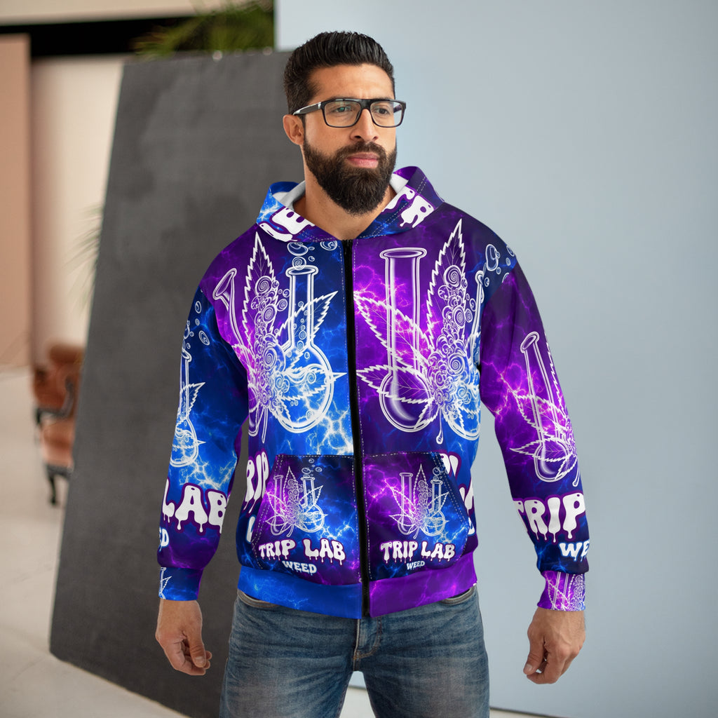 Trip Lab Weed Zip Hoodie