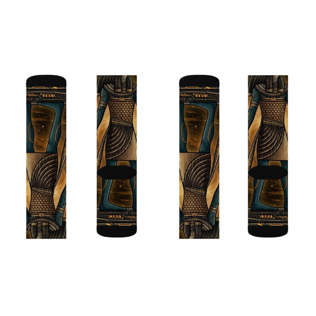 Ancient Frequency Socks-Gold Pharaoh