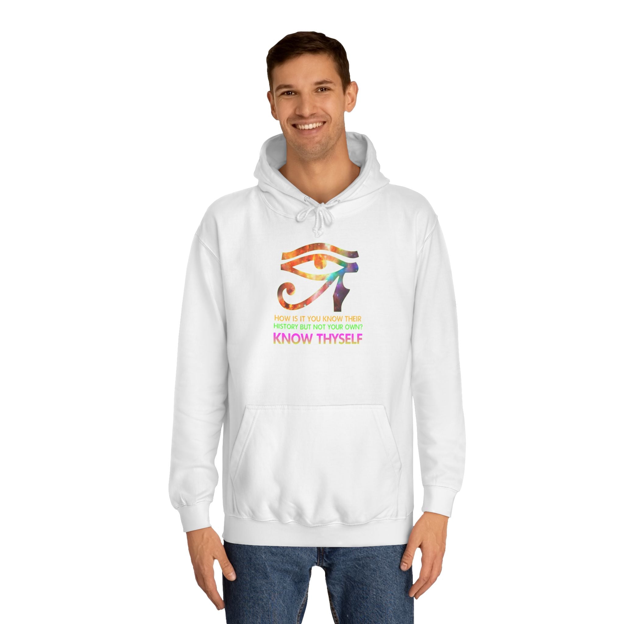 Know Thyself Hoodie — Inspirational College Sweatshirt