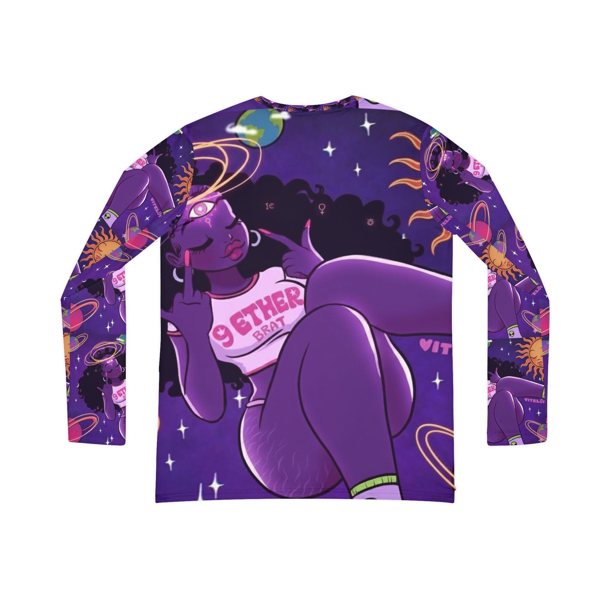 Women's Long Sleeve V-neck Shirt (AOP)