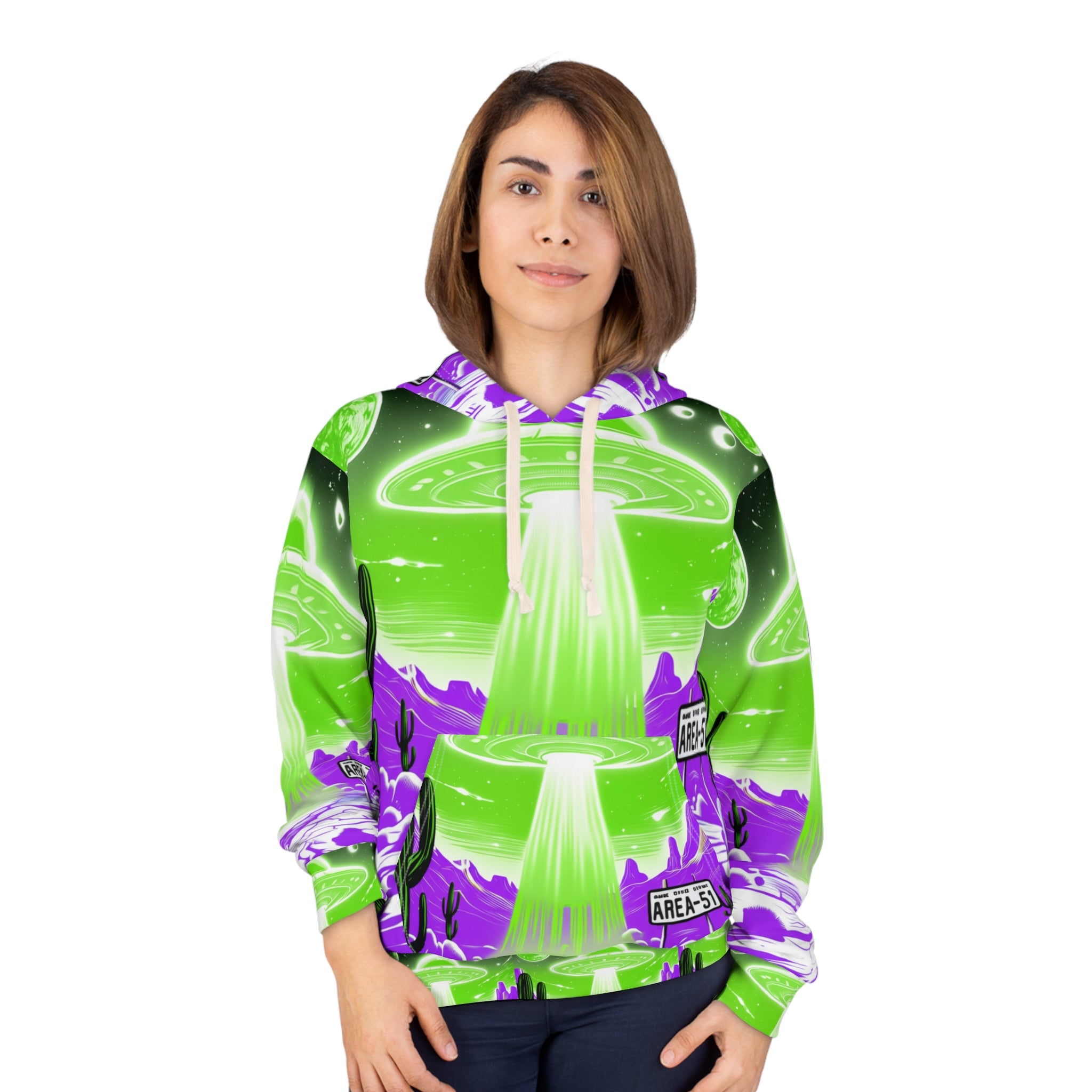 Area 51 UFO Hoodie — Alien Abduction Pullover