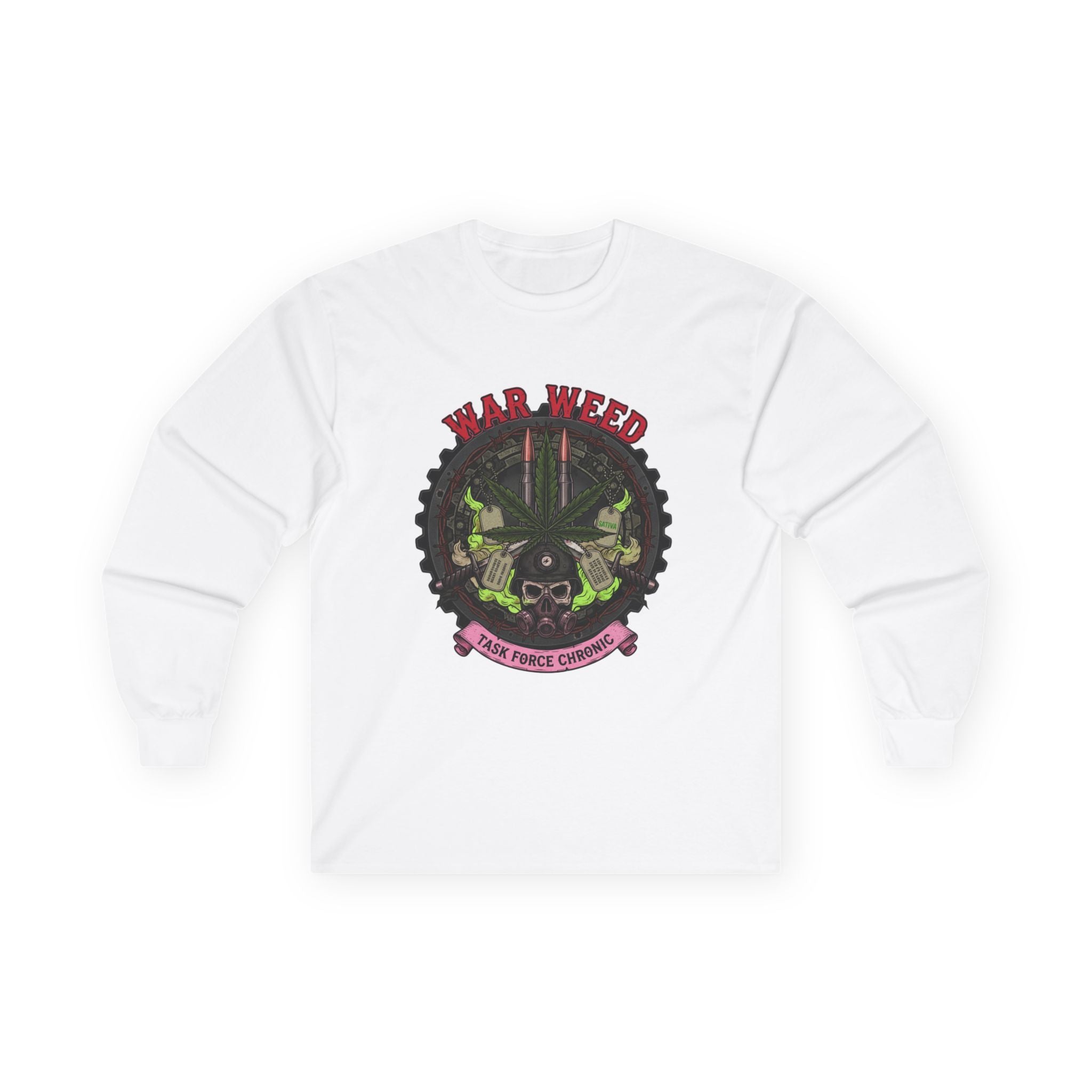 War weed Cotton Long Sleeve Tee