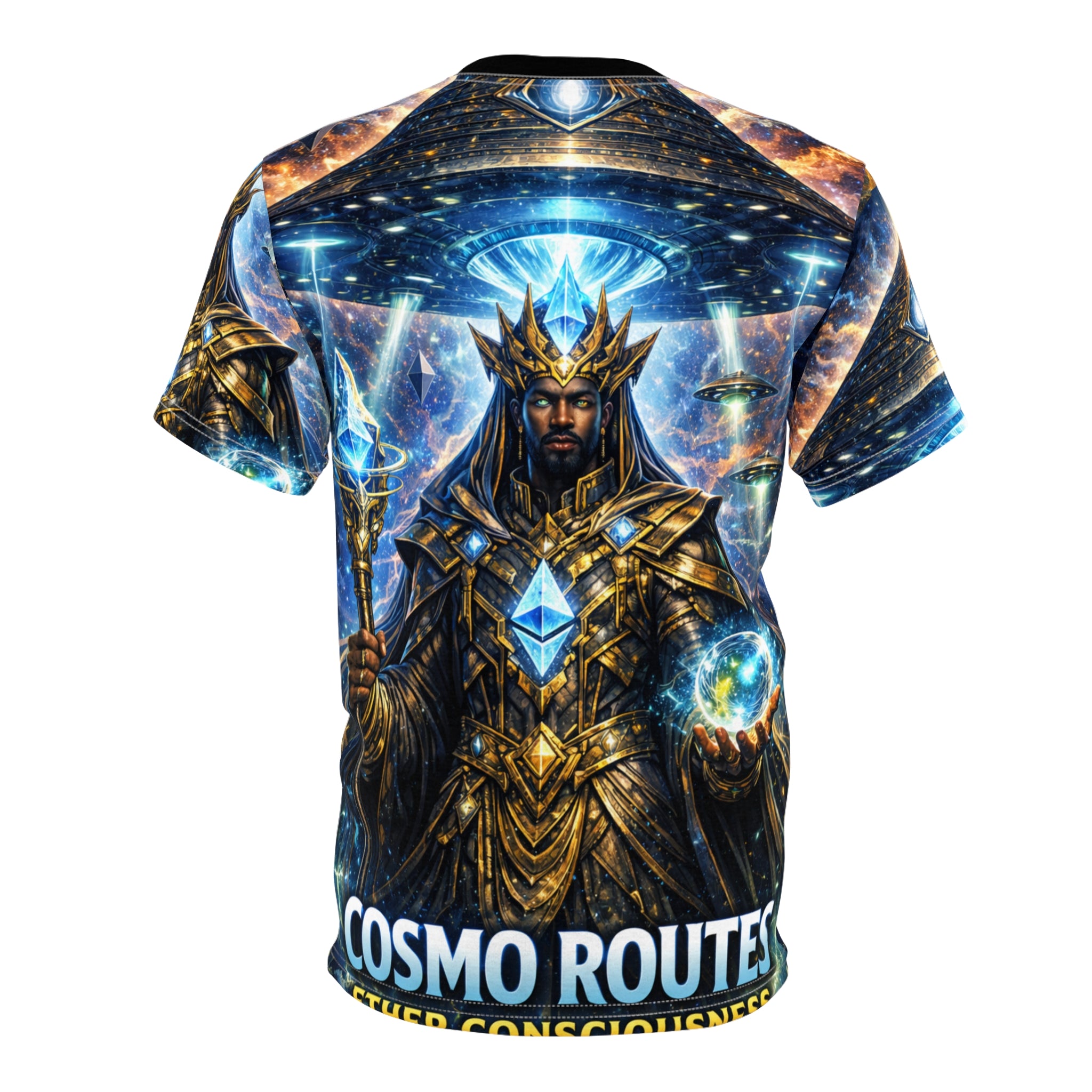 Cosmic King “Cosmo Routes” All-Over Print Tee ✅️✅️✅️ Printify