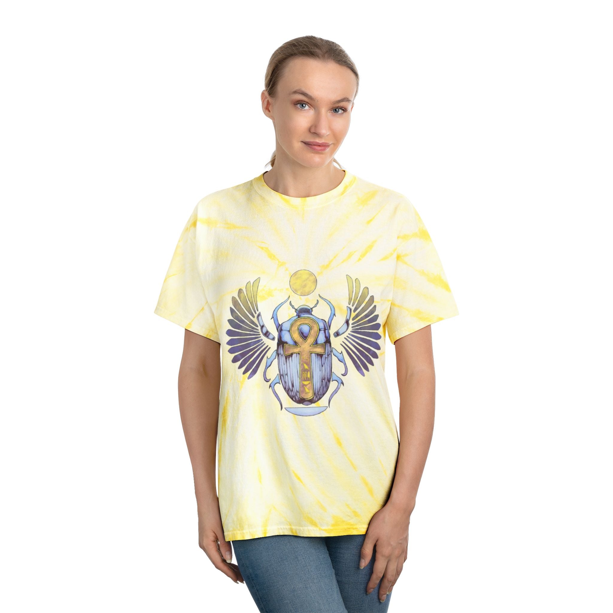 Egyptian Cyclone Tie-Dye Tee — Spiritual Streetwear Printify