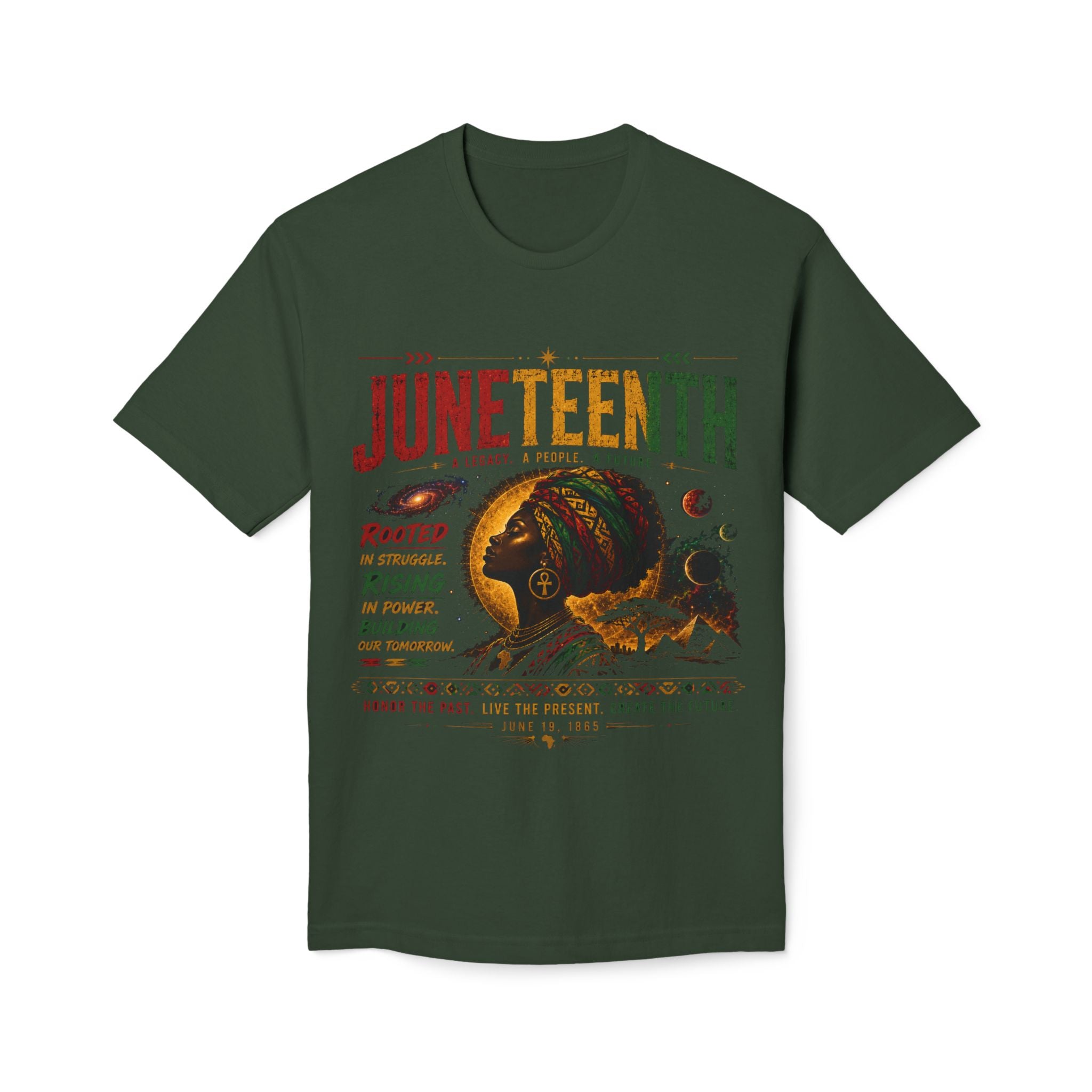 Juneteenth Celebration T-Shirt — Juneteenth Graphic Tee with Empowerment Message