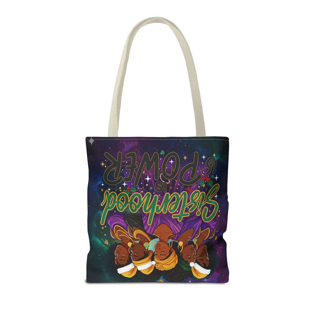 Sisterhood Power Tote Bag – Afrocentric Women Unity Canvas Tote
