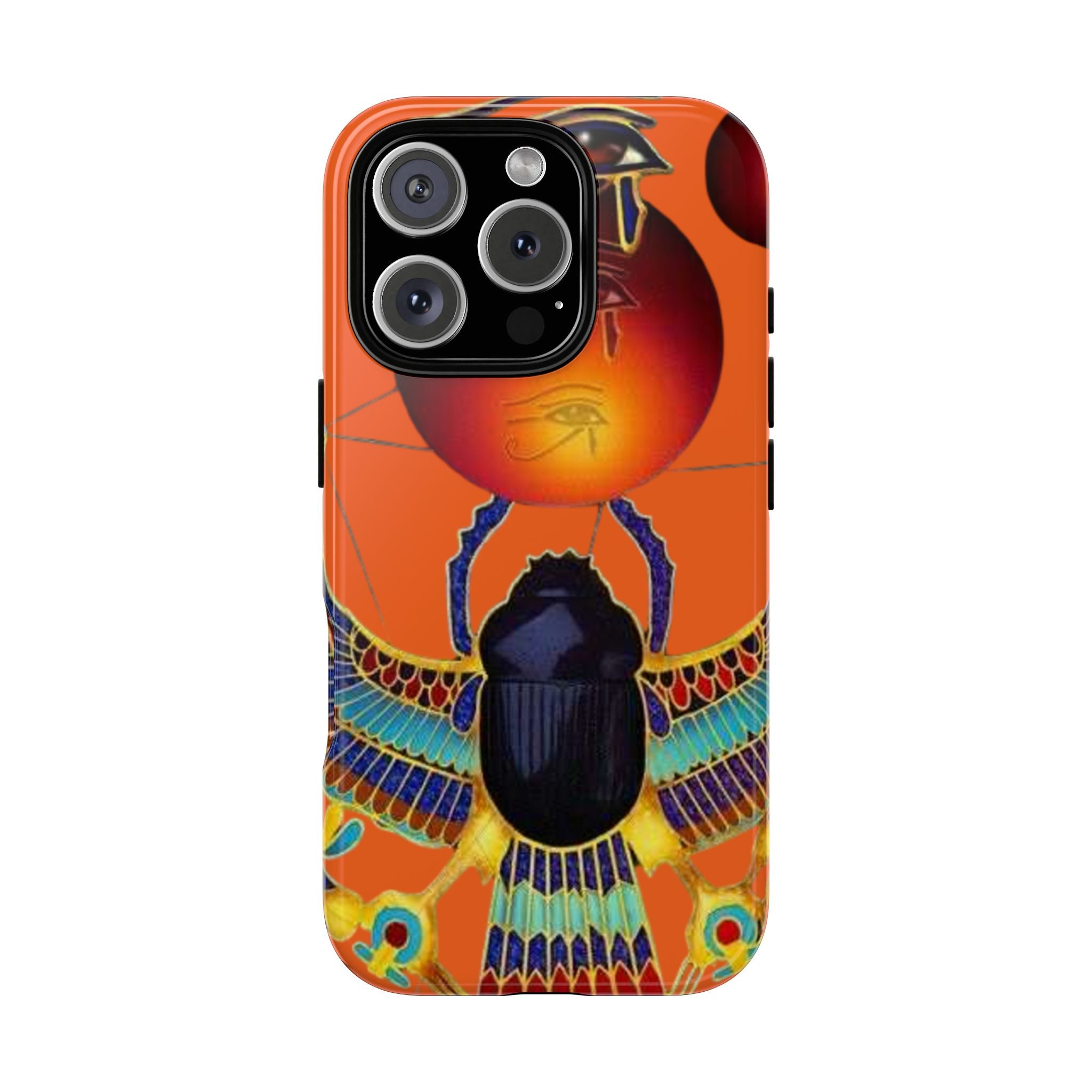 Egyptian-Inspired Phone Case, Tough Phone Cover, Unique Protective Case, Gift for Her, Vibrant Egyptian Art