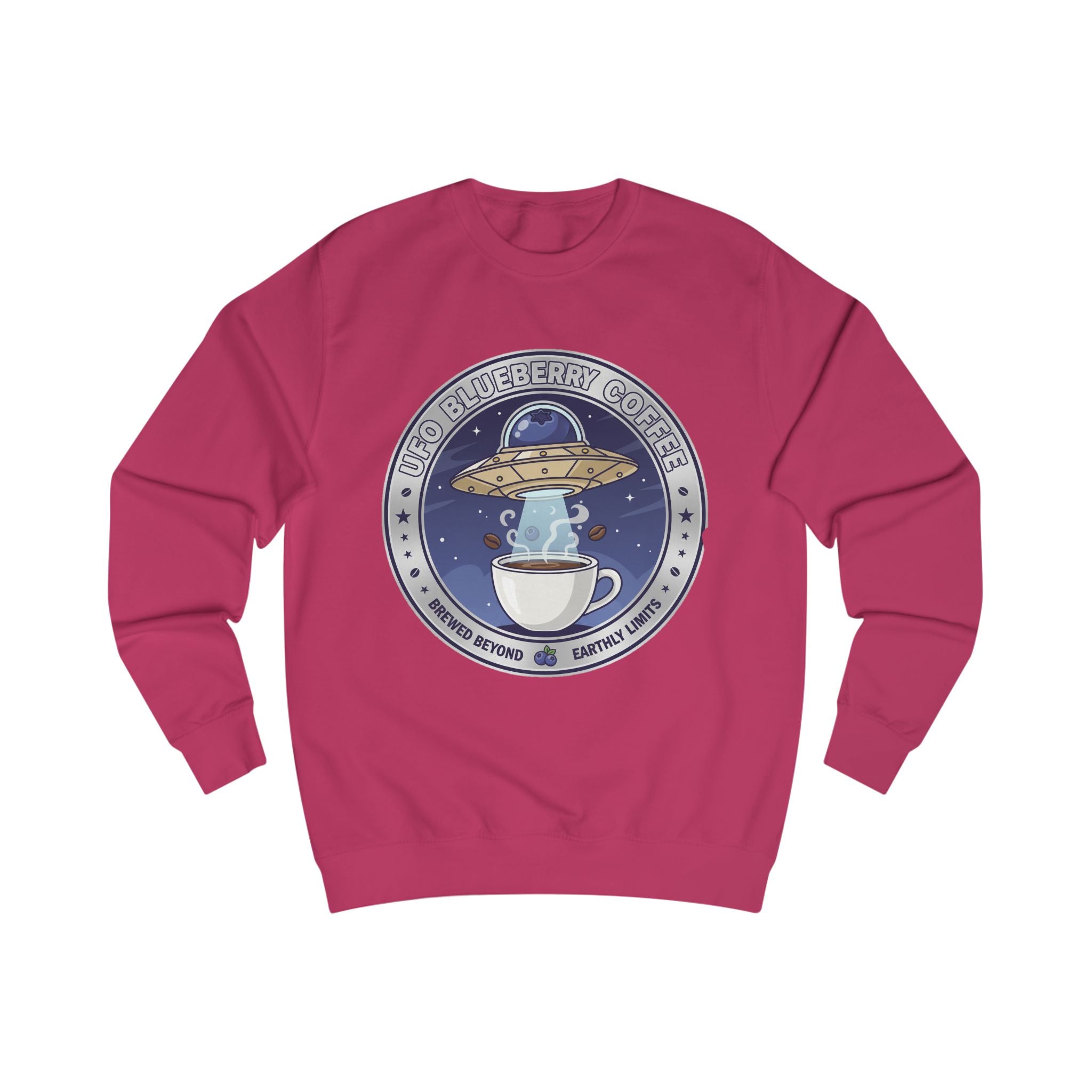 Alien Coffee Club Sweatshirt — "We Come in Espresso" Space Café Crewneck