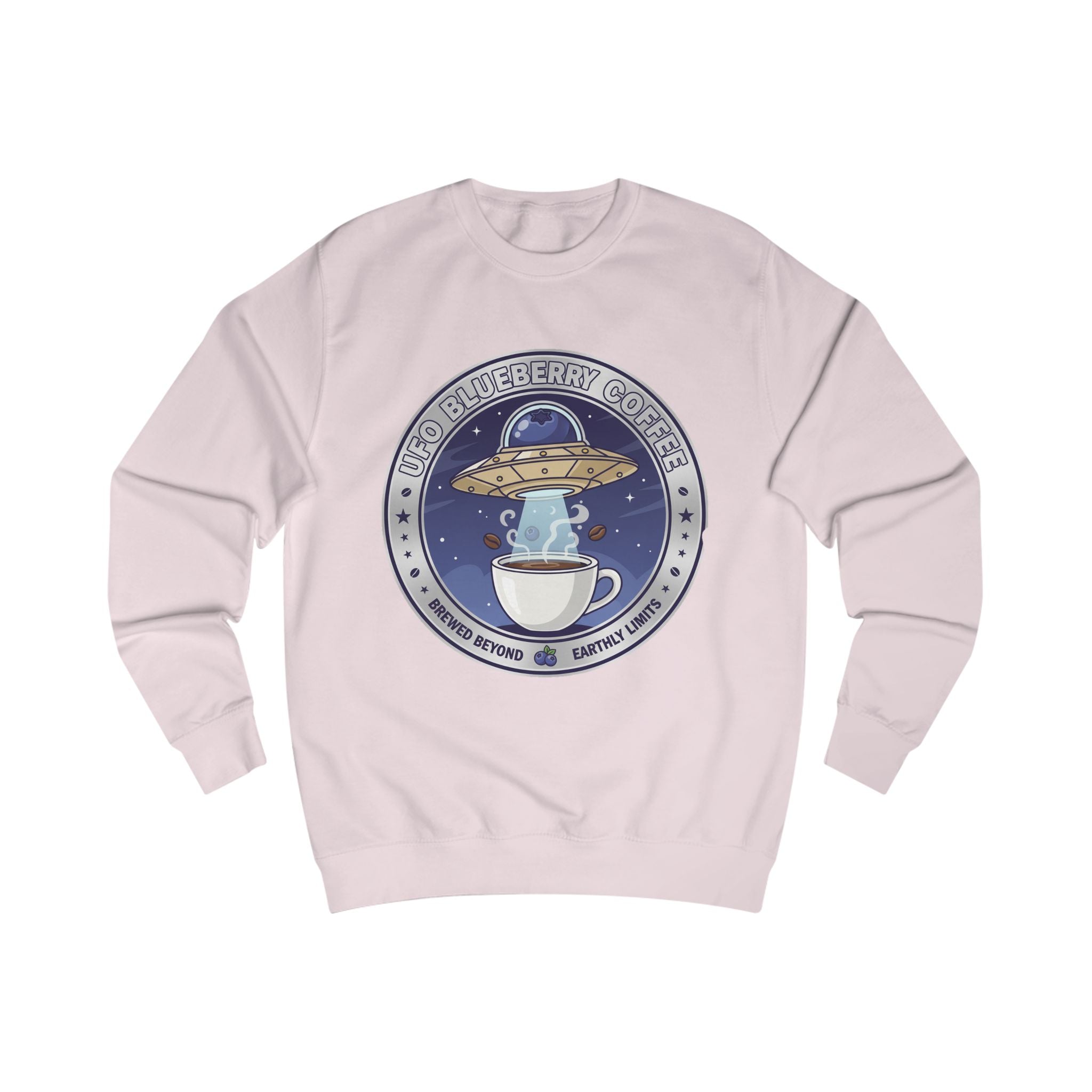Alien Coffee Club Sweatshirt — "We Come in Espresso" Space Café Crewneck