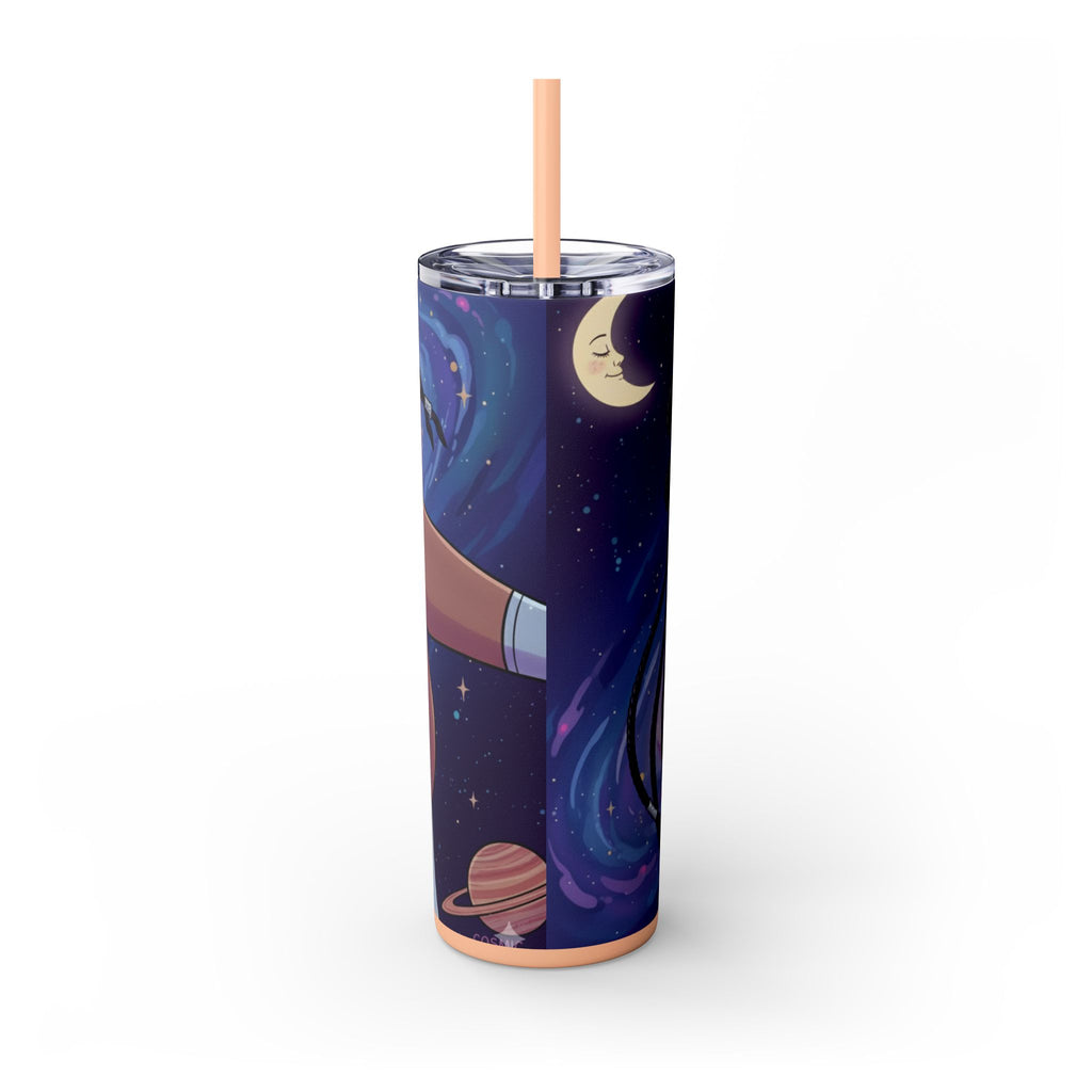 Astro Babe Skinny Tumbler — 20oz Cosmic Straw Cup