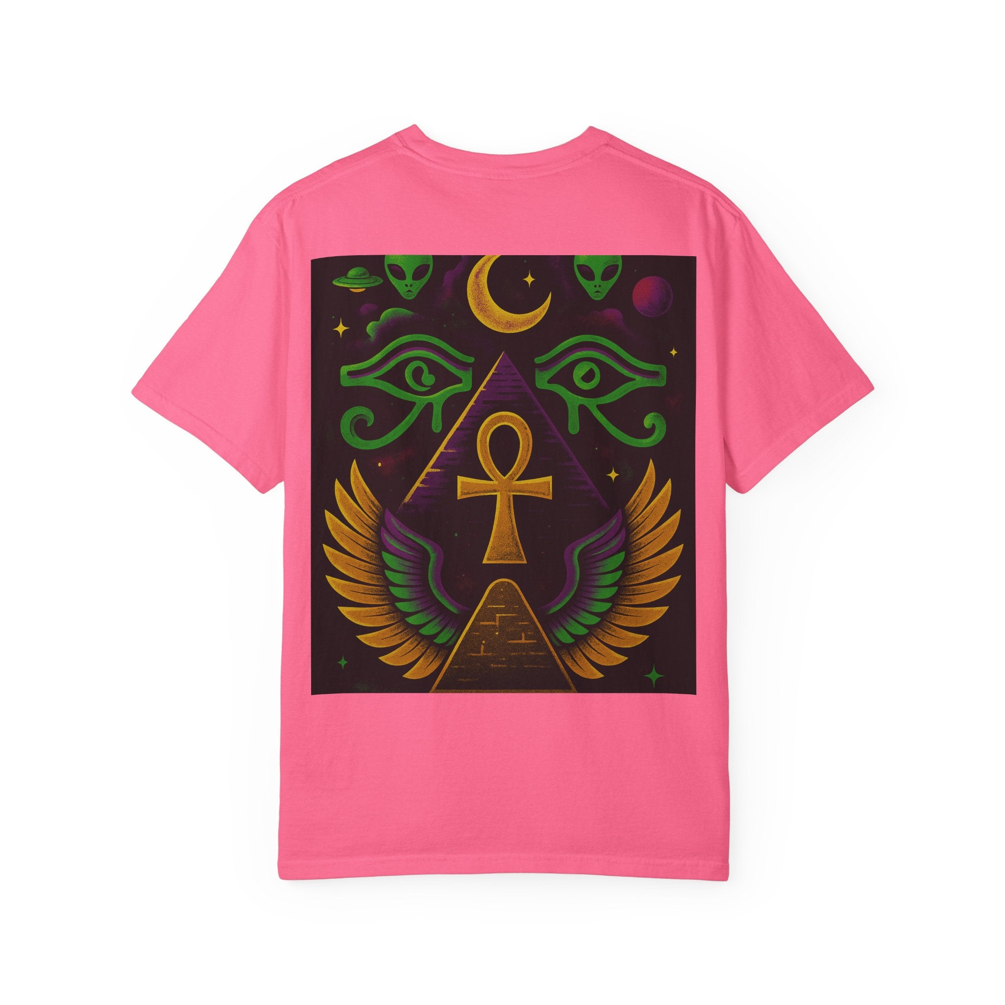 Mystical Ankh Graphic T-Shirt, Unisex Tee, Spiritual Gift, Unique Fashion, Festival Wear, Everyday Comfort