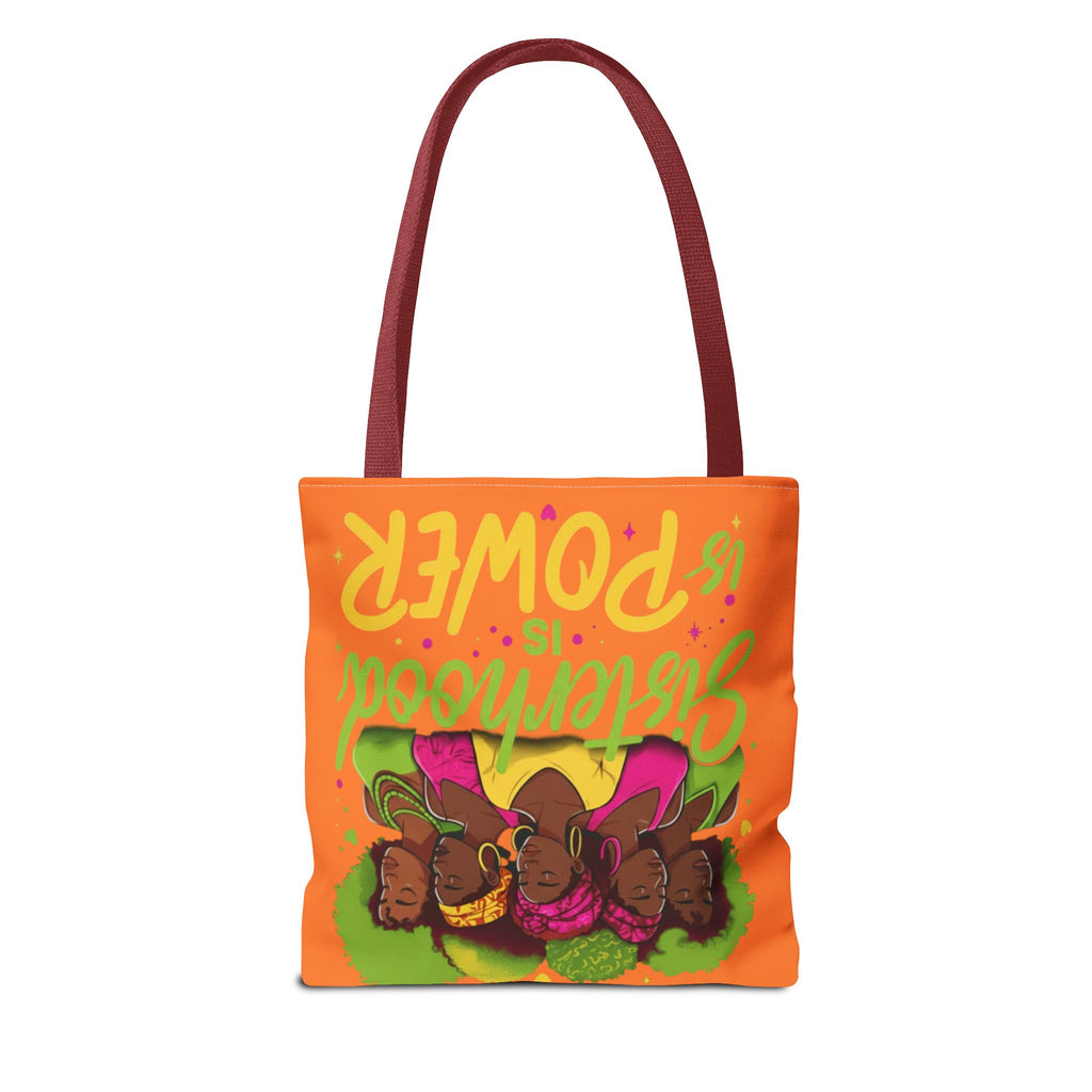 Sisterhood is Power — Tote Bag (AOP) — Orange
