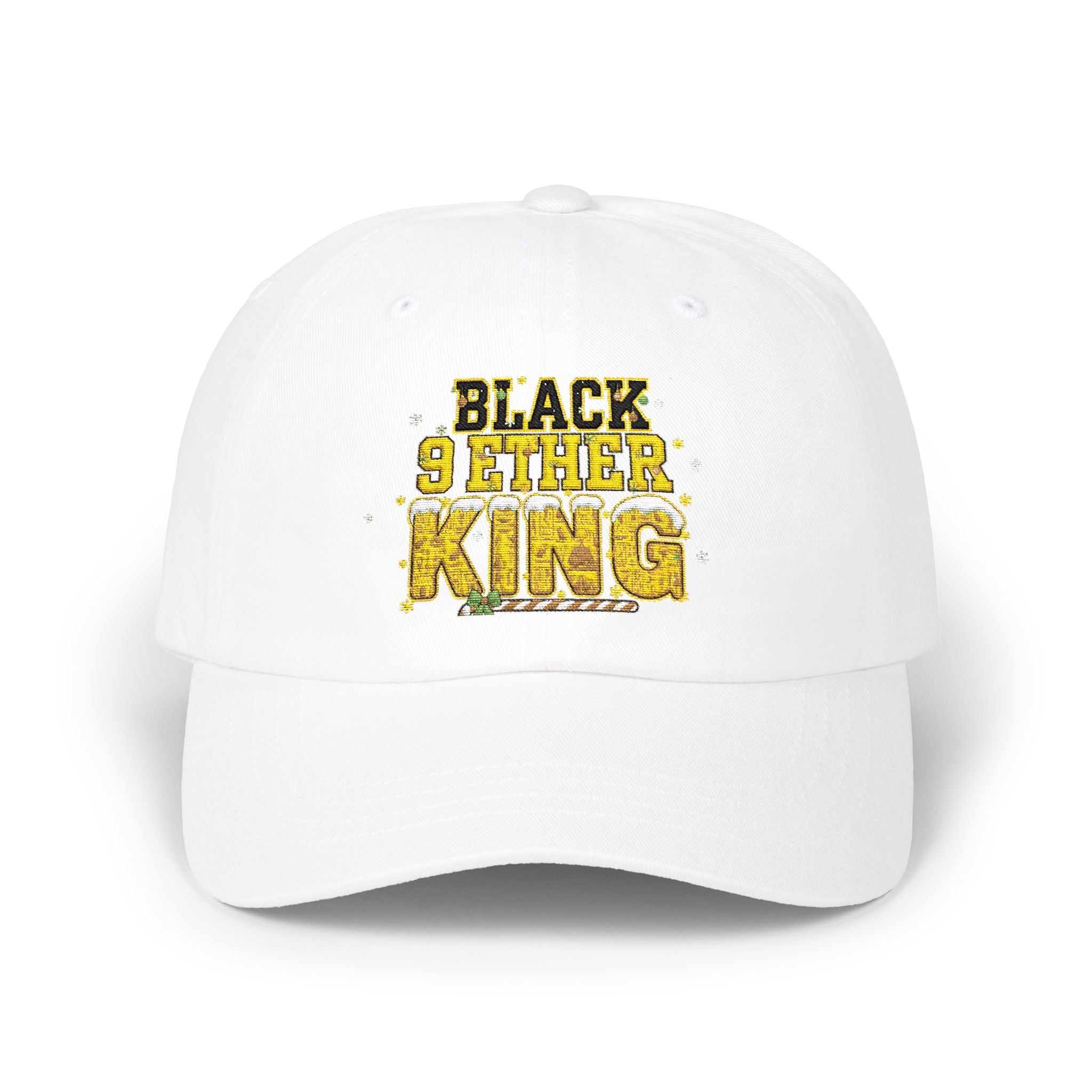 Black Father King Dad Cap — "Black Father King" Embroidered Baseball Hat