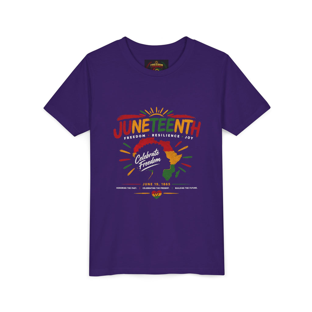 Juneteenth Youth Tee — Celebrate Freedom