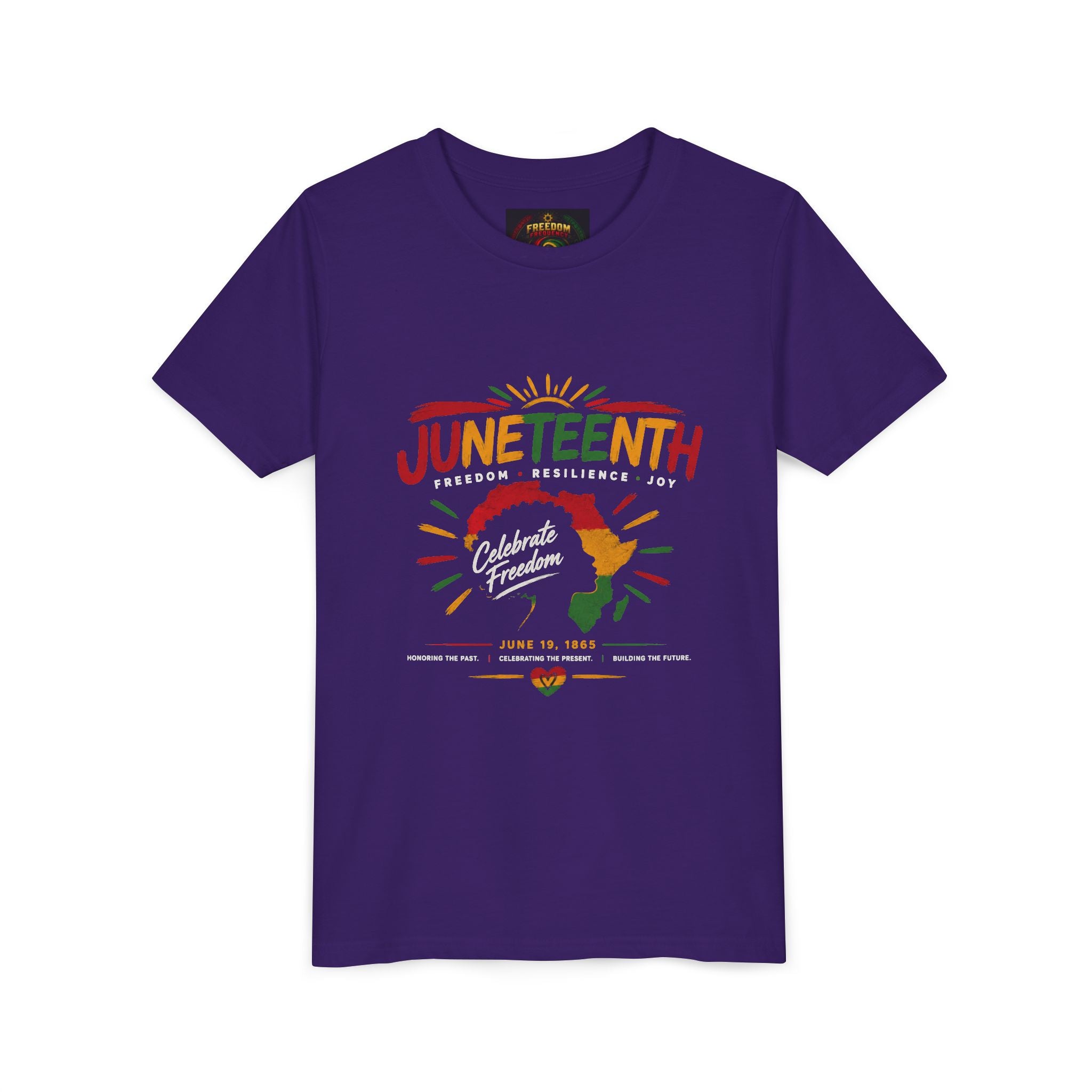 Juneteenth Youth Tee — Celebrate Freedom