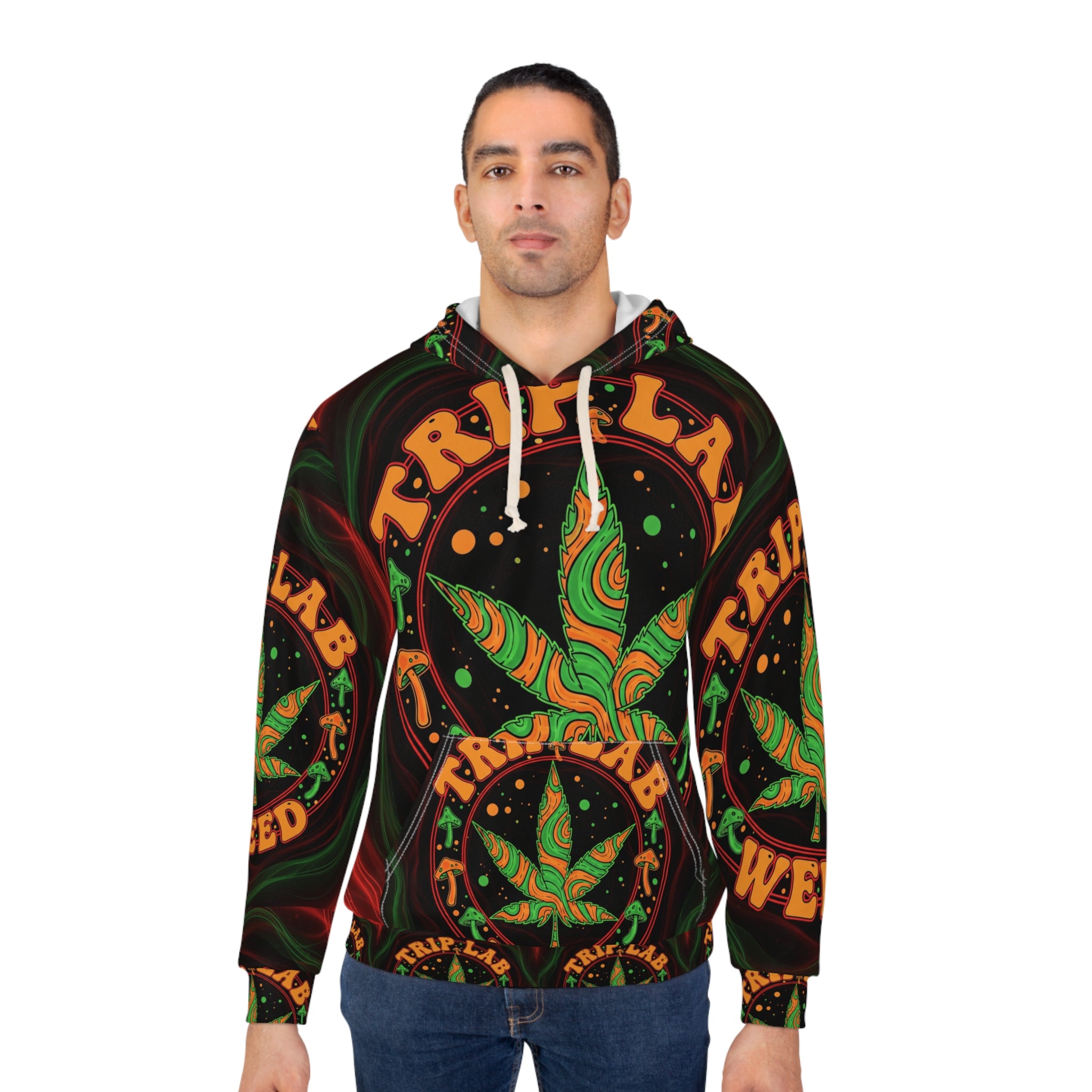 Trip Lab Hoodie – Retro Psychedelic Graphic Pullover