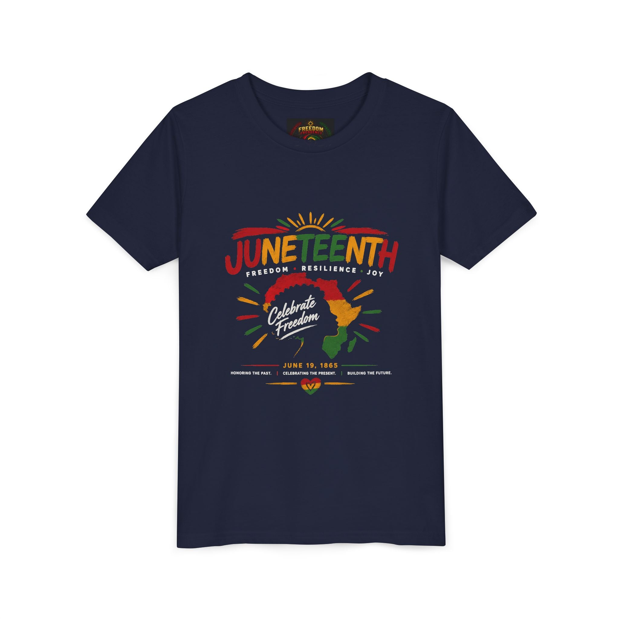 Juneteenth Youth Tee — Celebrate Freedom