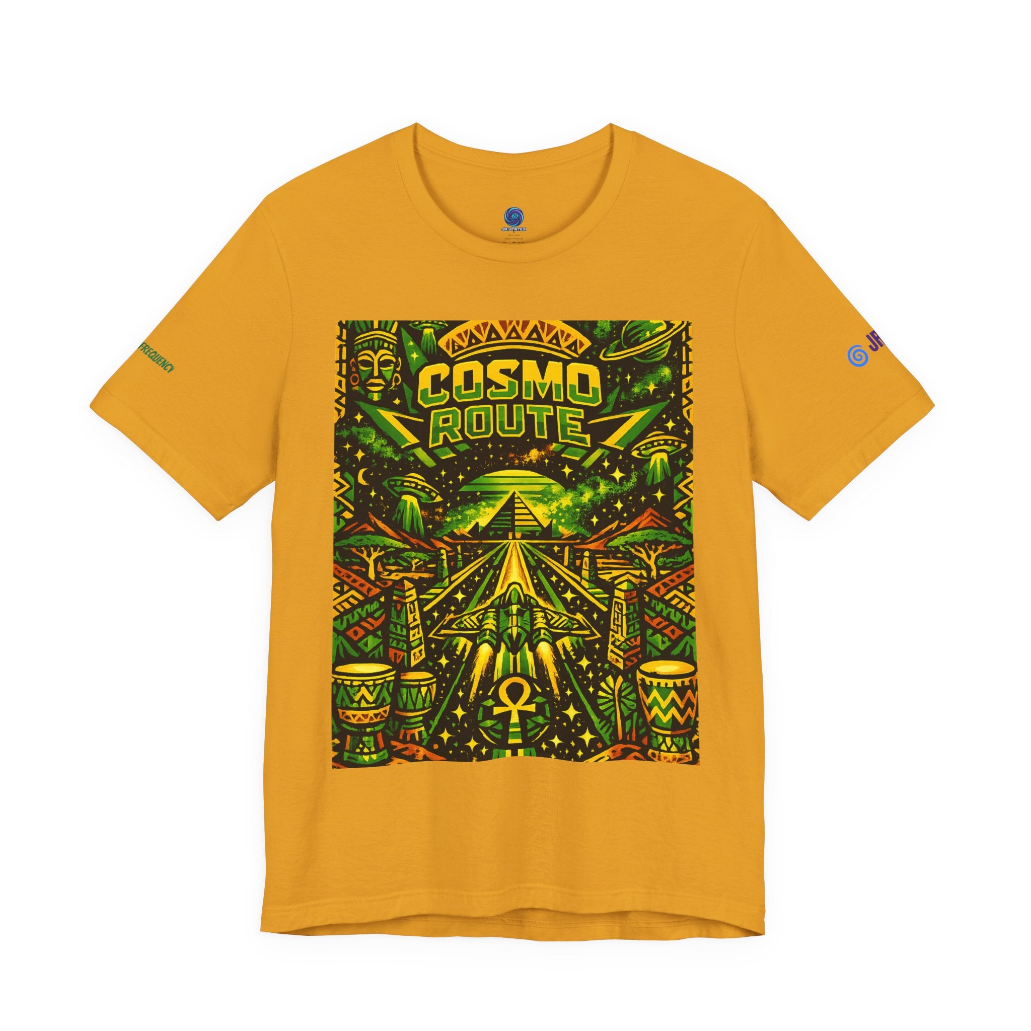 Cosmo Route / Ether Rising  ✅️✅️✅️ Tee — Cosmic Roots Collection Printify