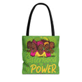 Sisterhood is Power — Tote Bag (AOP) — Green