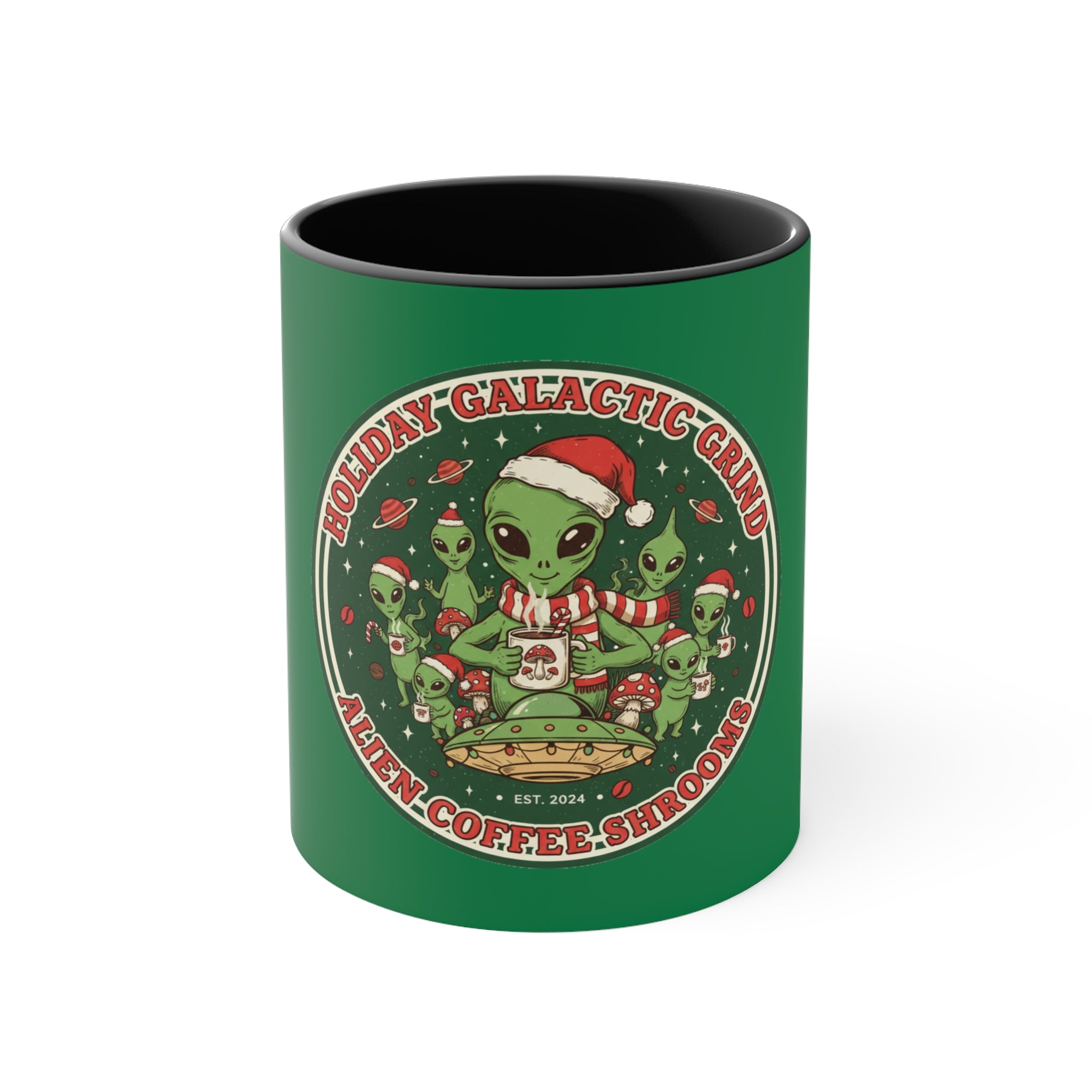 Custom Two Tone Accent Mugs in 11oz and 15oz Available in Three Colors Durable Ceramic Microwave and Dishwasher Safe