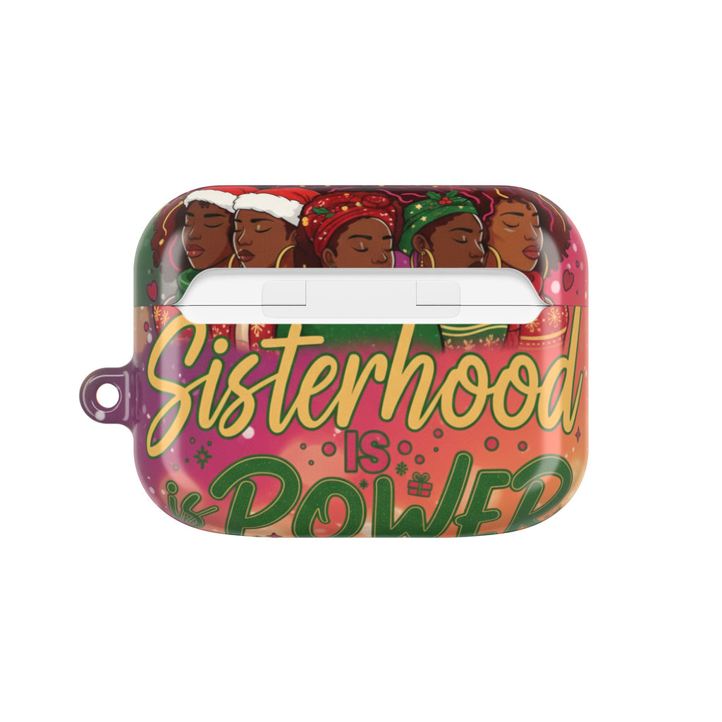 AirPod Case — "Sisterhood Is Power" Holiday African American Women Design🎁