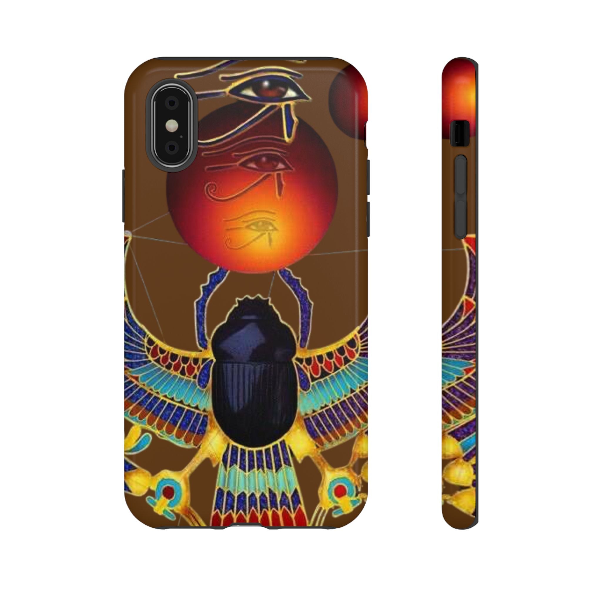 Egyptian Scarab Phone Case | Tough Cases for Unique Style, Protective Cases, Artistic Phone Covers, Gifts for Art Lovers