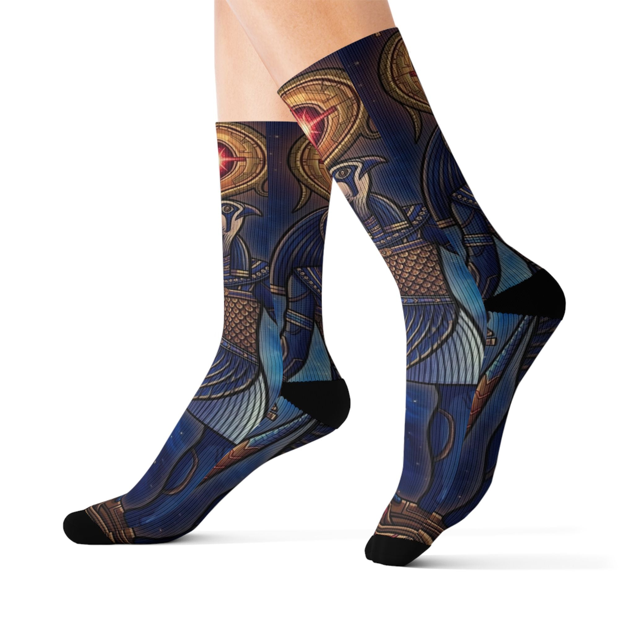 Ancient Frequency Socks – Blue Pharaoh