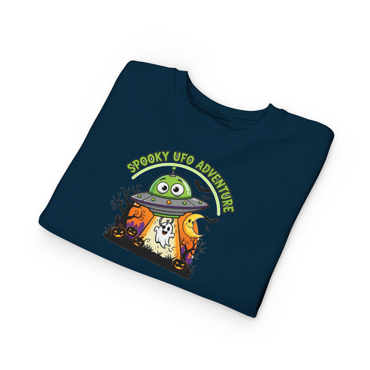Spooky Alien Adventure Toddler Sweatshirt | Halloween Costume, Kids' Sweatshirt, Fun Apparel, Trick or Treat, Toddler Outfit