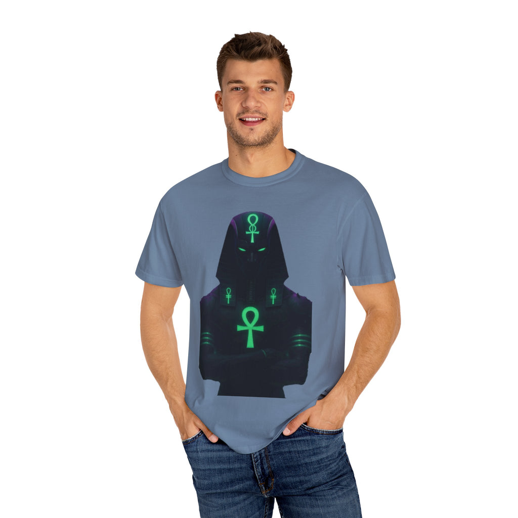 Mystical Ankh Graphic T-Shirt, Unisex Tee, Spiritual Gift, Unique Fashion, Festival Wear, Everyday Comfort