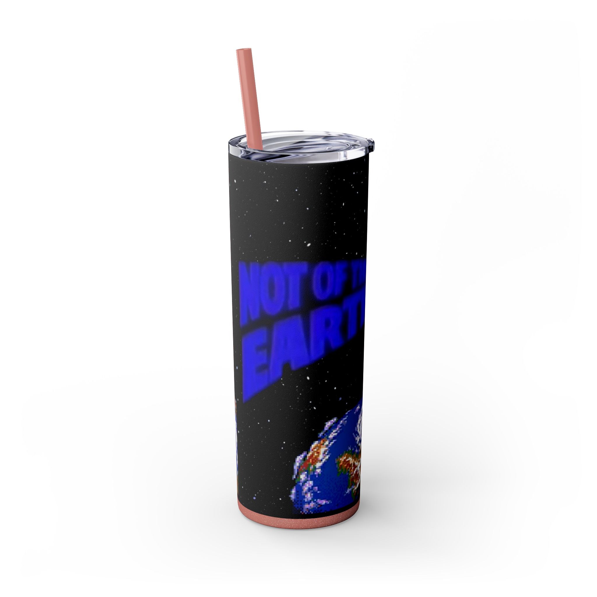 Skinny Tumbler — 'Not of This Earth' Space 20oz Insulated Straw Tumbler