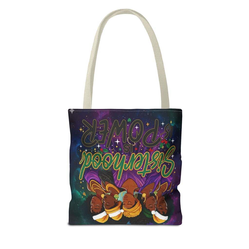 Sisterhood Power Tote Bag – Afrocentric Women Unity Canvas Tote
