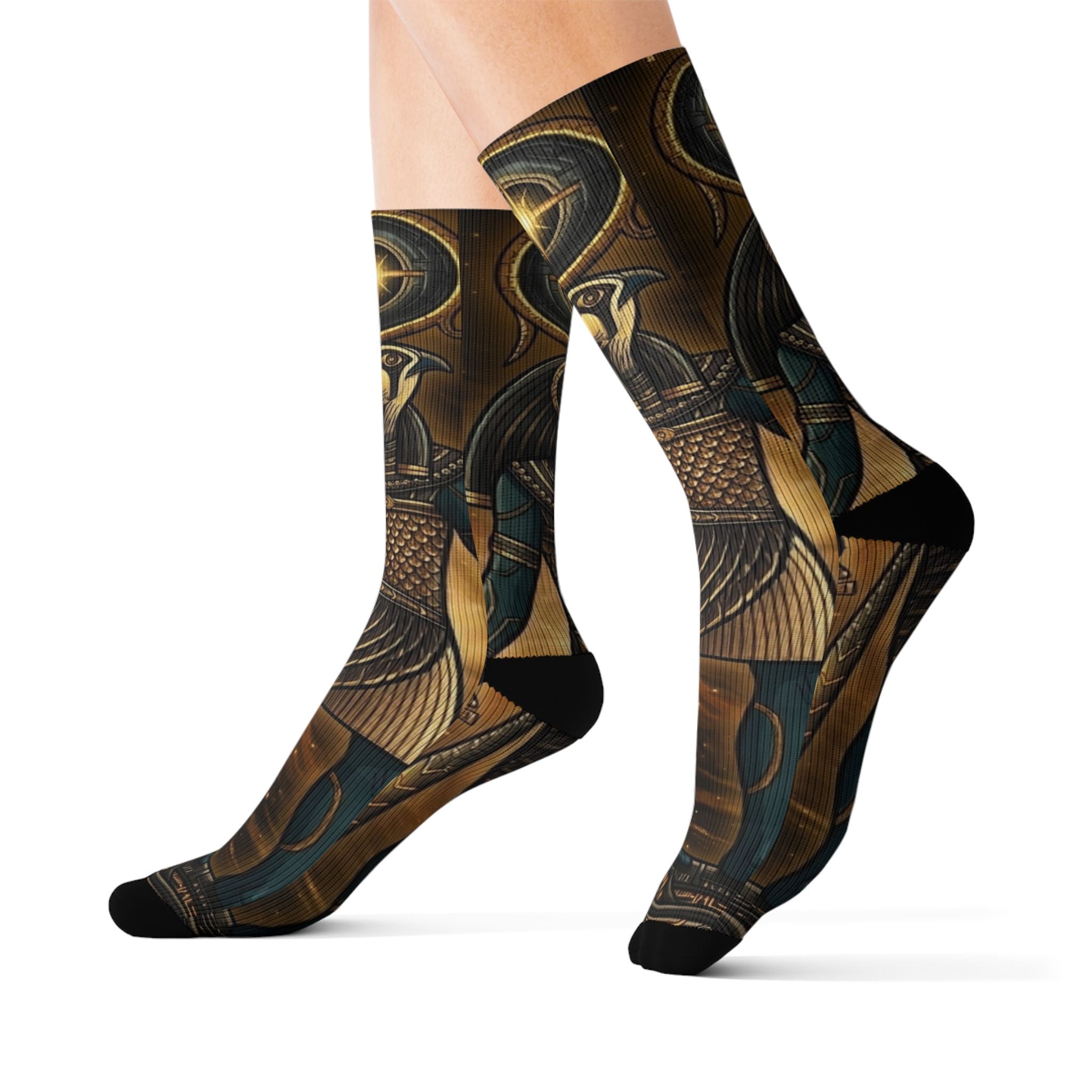 Ancient Frequency Socks-Gold Pharaoh
