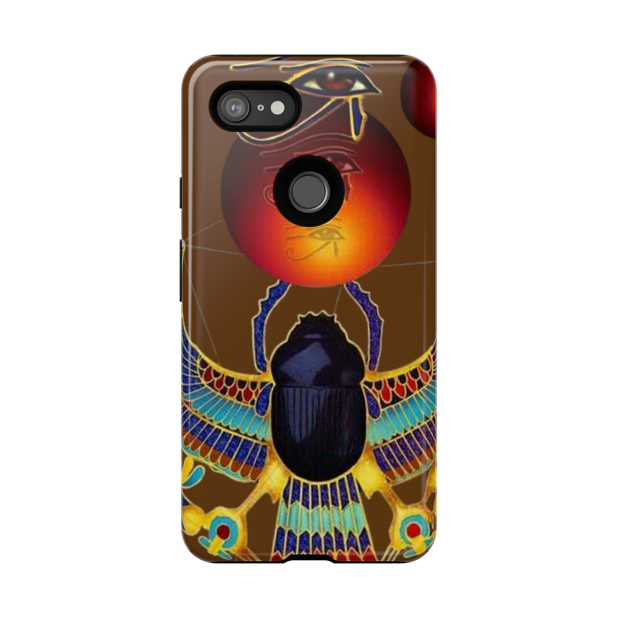 Egyptian Scarab Phone Case | Tough Cases for Unique Style, Protective Cases, Artistic Phone Covers, Gifts for Art Lovers