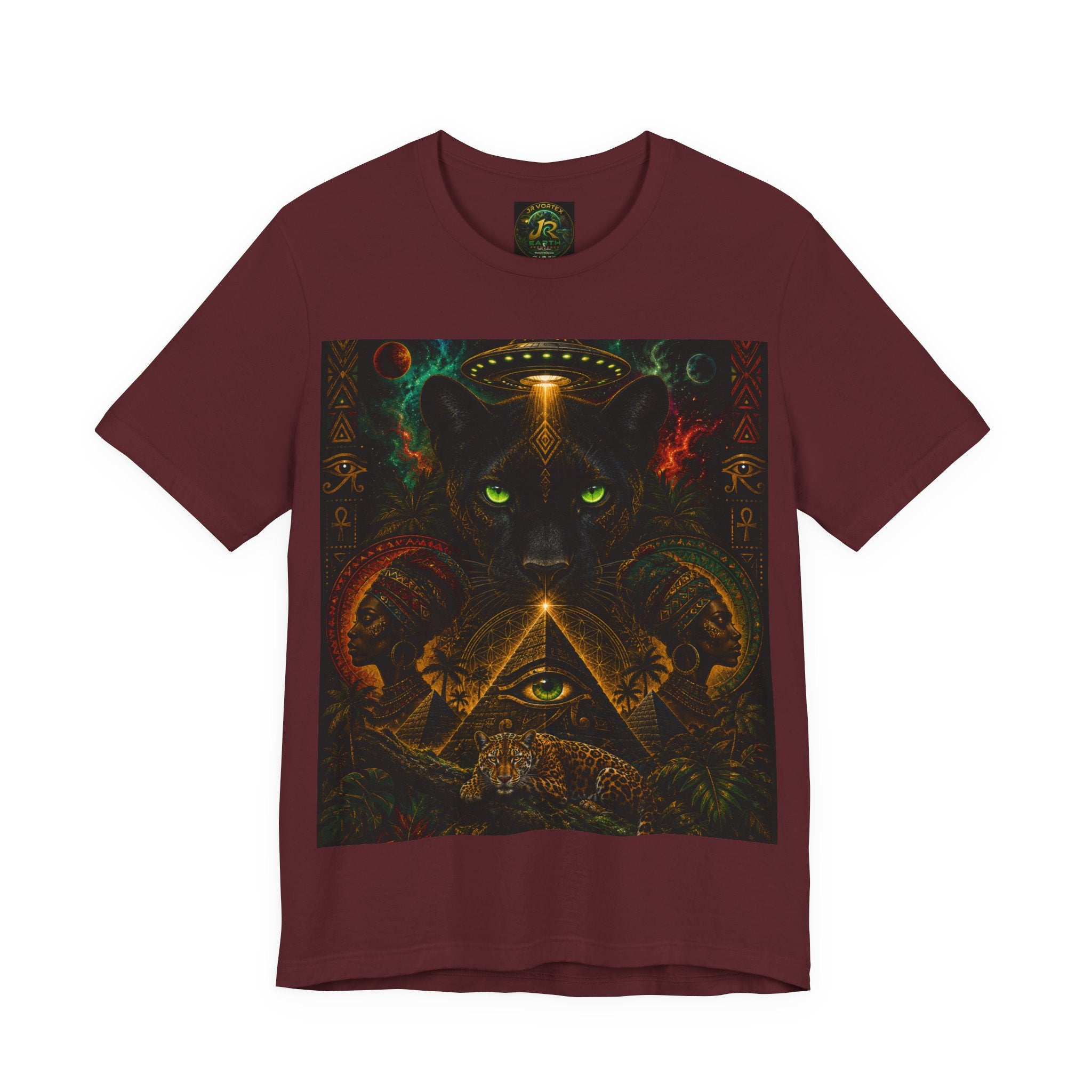 Black Panther Cosmic Guardian Tee — Earth Frequency Collection