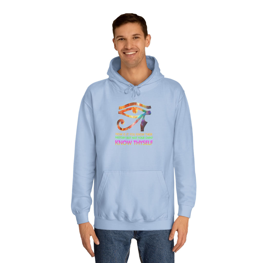 Know Thyself Hoodie — Inspirational College Sweatshirt