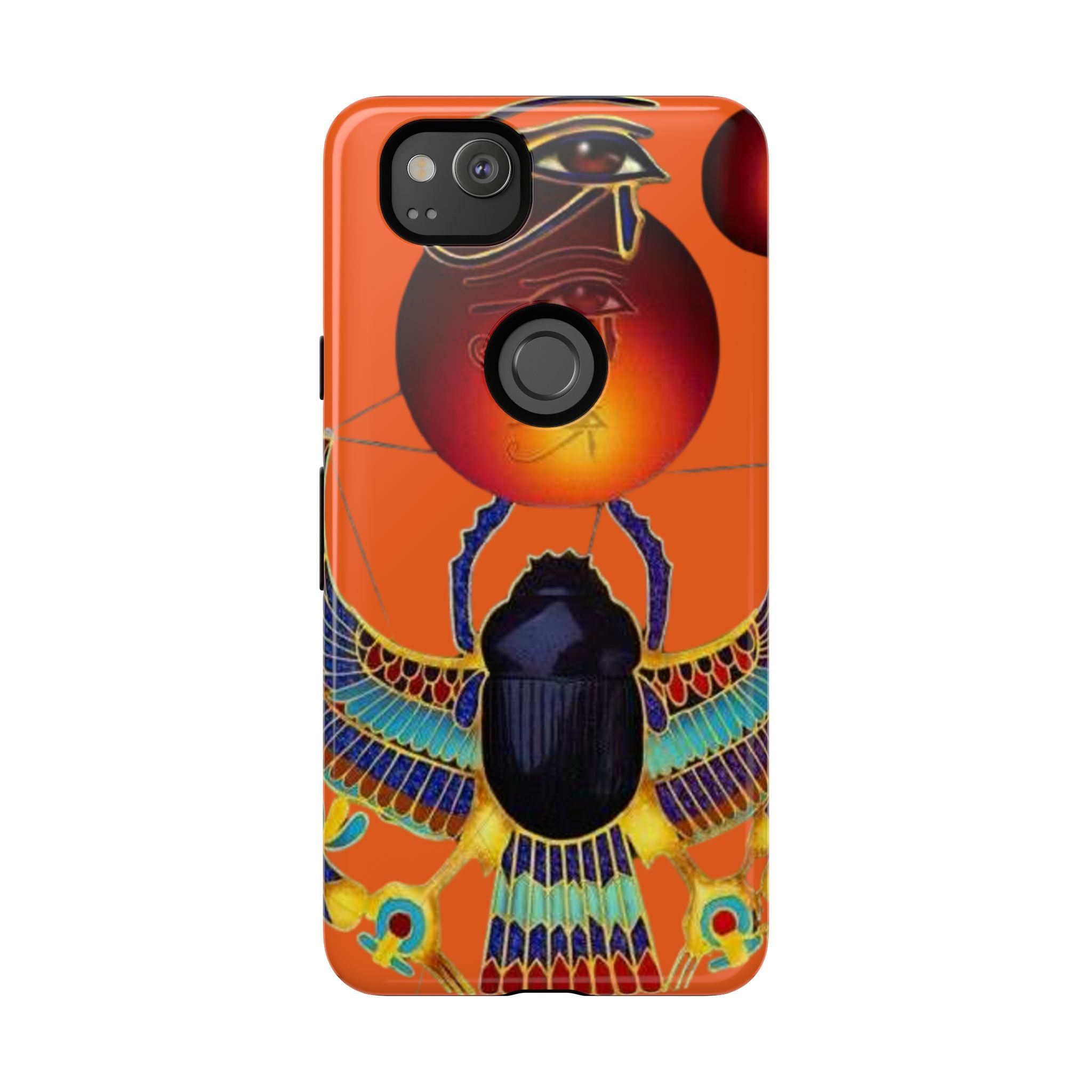 Egyptian-Inspired Phone Case, Tough Phone Cover, Unique Protective Case, Gift for Her, Vibrant Egyptian Art