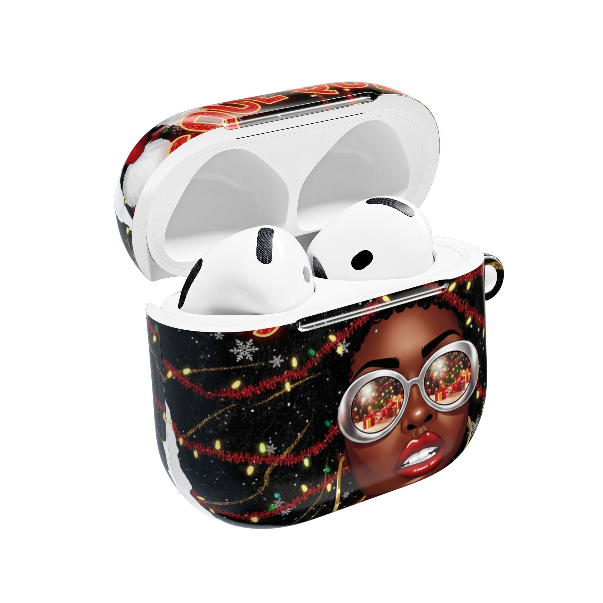 AirPod Case — "Soul Queen" Holiday Afrocentric Design