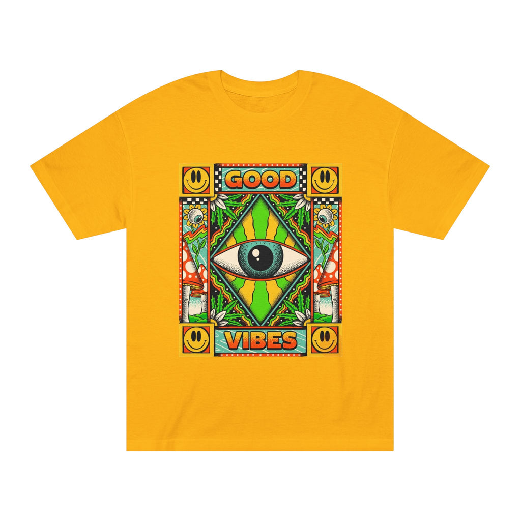 GOOD VIBES FREQUENCY TEE 👁️🌀