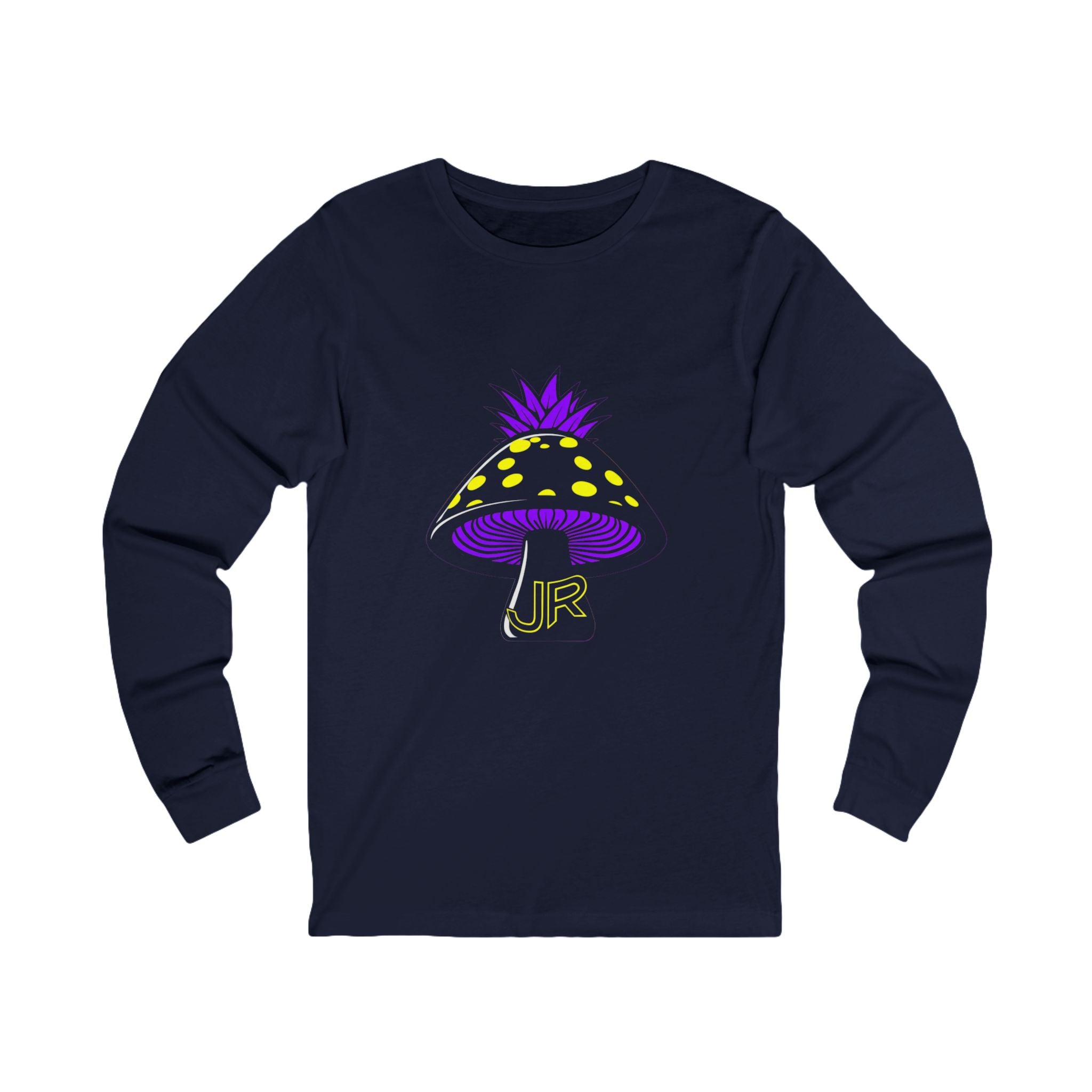 Mushroom Graphic Long Sleeve Tee | Unisex Tee, Casual Wear, Gifts for Nature Lovers, Festival Fashion, Unique Tees