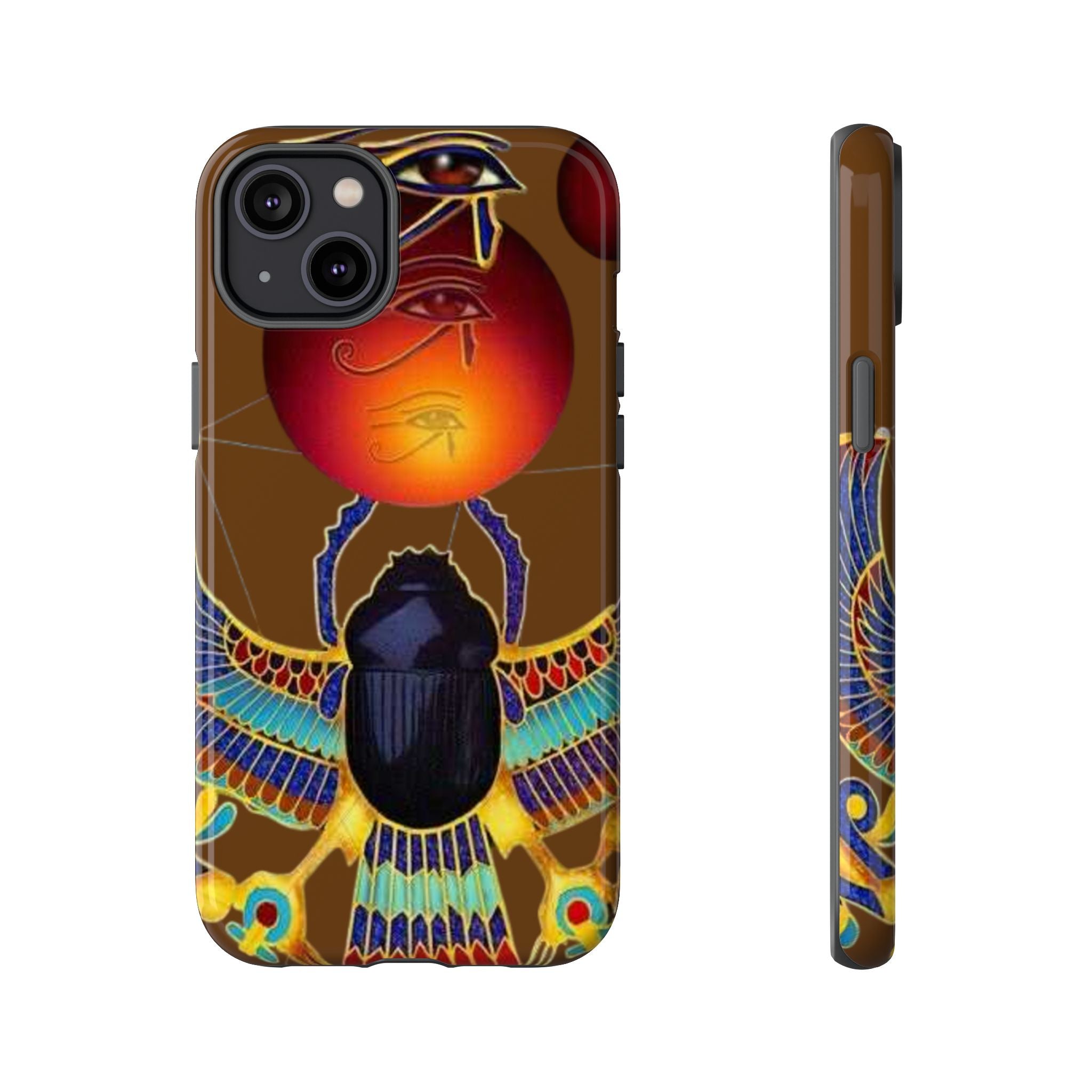 Egyptian Scarab Phone Case | Tough Cases for Unique Style, Protective Cases, Artistic Phone Covers, Gifts for Art Lovers